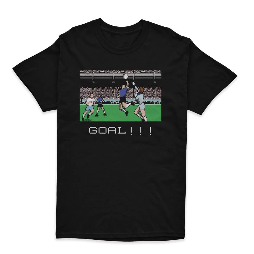 Cutscene Classics 8-Bit Retro Gaming Soccer Moments Men’s T-Shirt