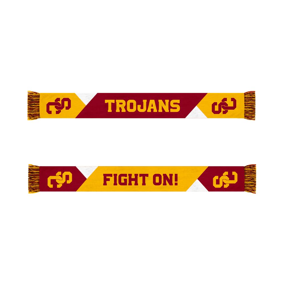 Icon Sports Officially Licensed College Soccer Scarf - Premium Acrylic Reversible Adult Soccer Scarf