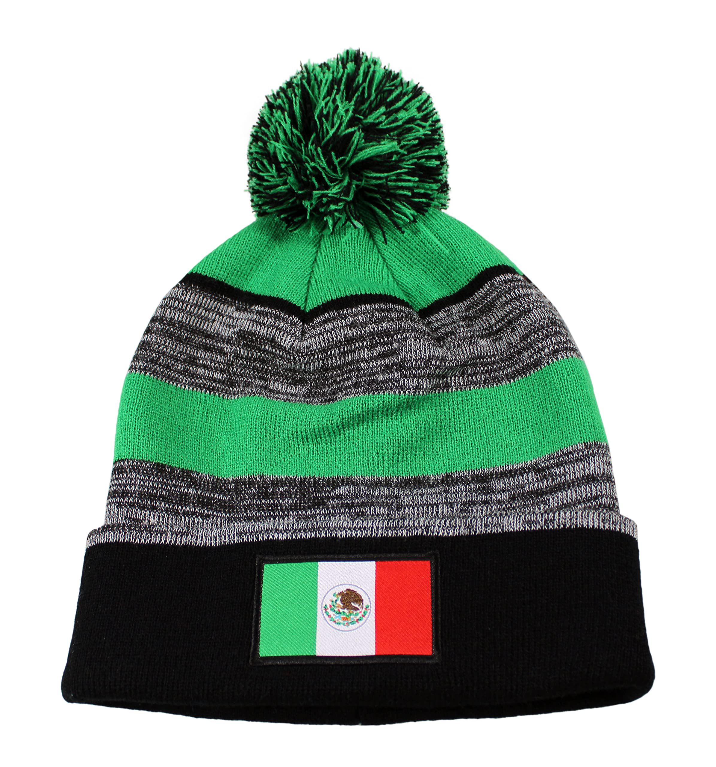 Icon Sports Men's Mexico Beanie Green/Gray