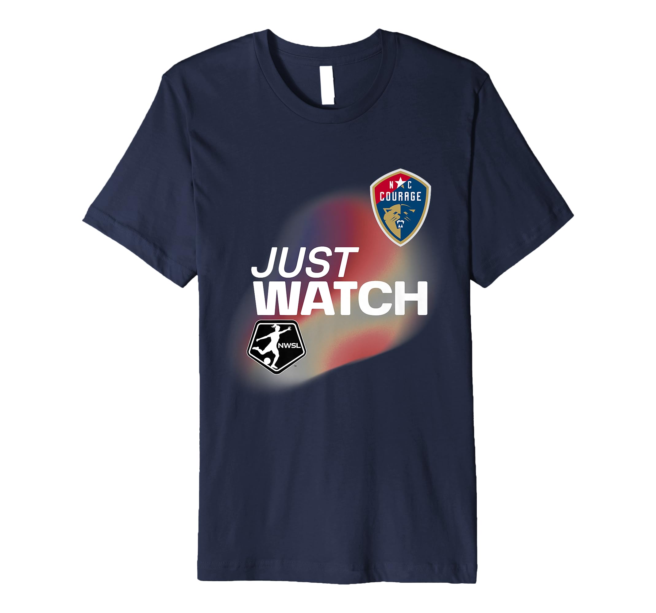 Officially License North Carolina Courage FC Just Watch NWSL Premium T-Shirt