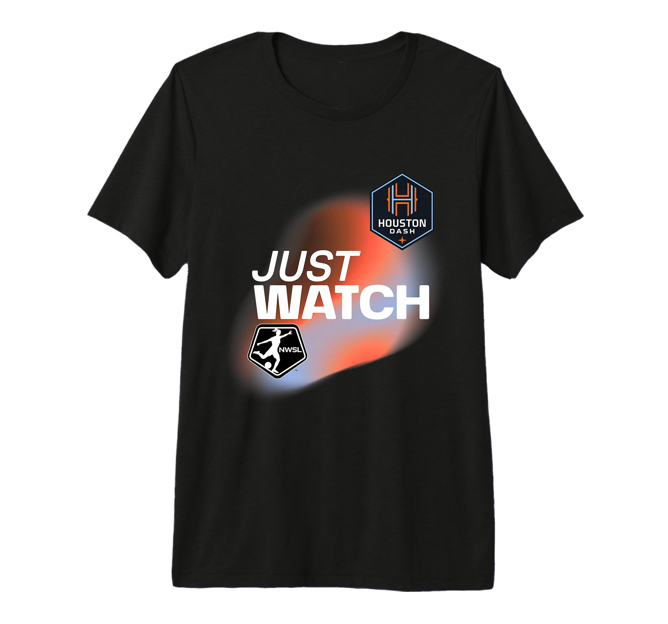 Officially Licensed Houston Dash FC Just Watch NWSL Premium Tri-blend T-Shirt