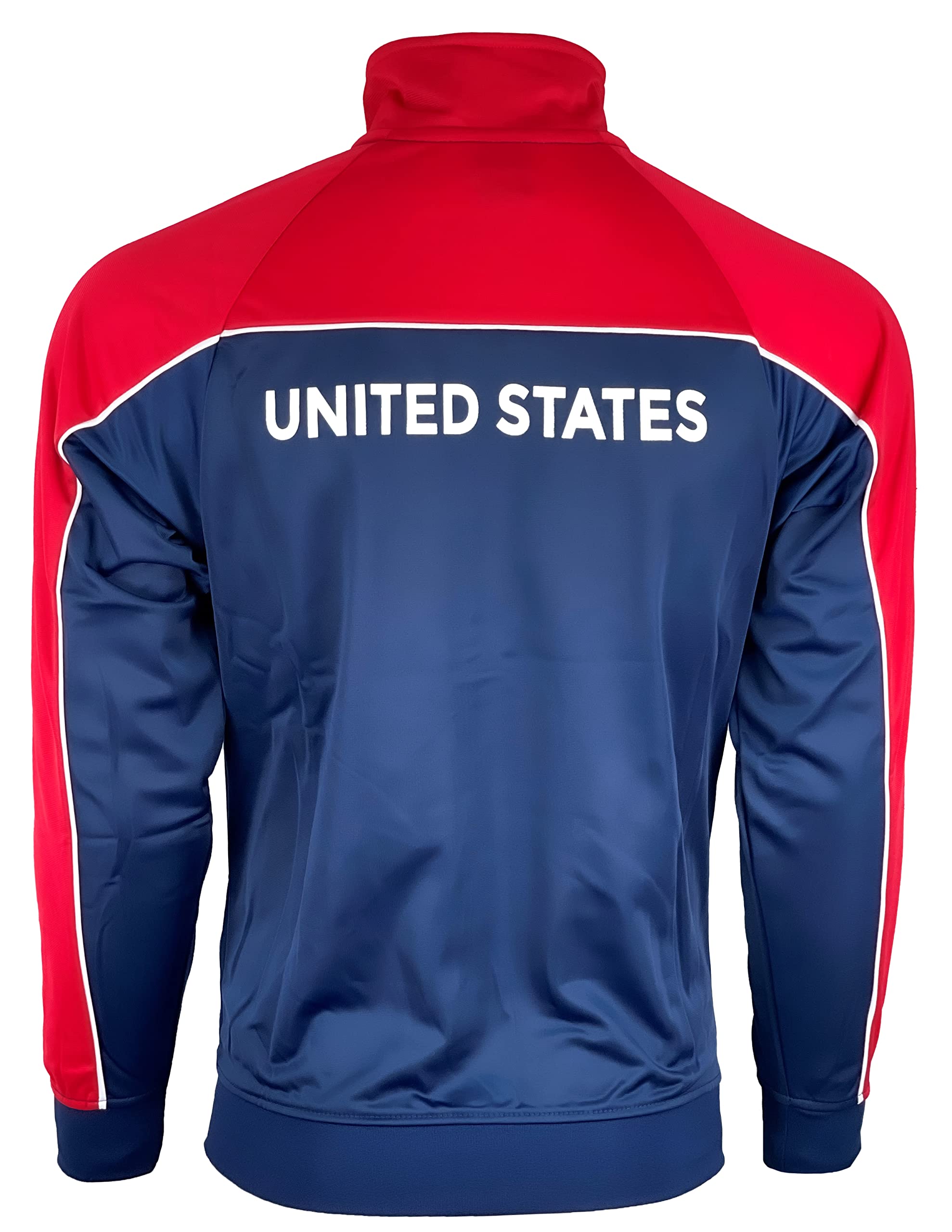 Icon Sports Licensed U.S. Soccer Full Zip Up Active - Adult Sizes - Training Soccer Track Jacket