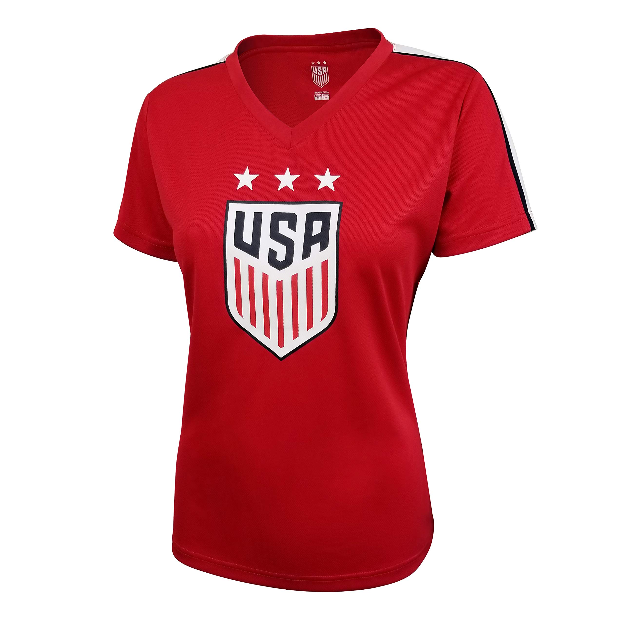 Icon Sports Group U.S.Soccer USWNT Women's Soccer Stadium Polymesh Tee