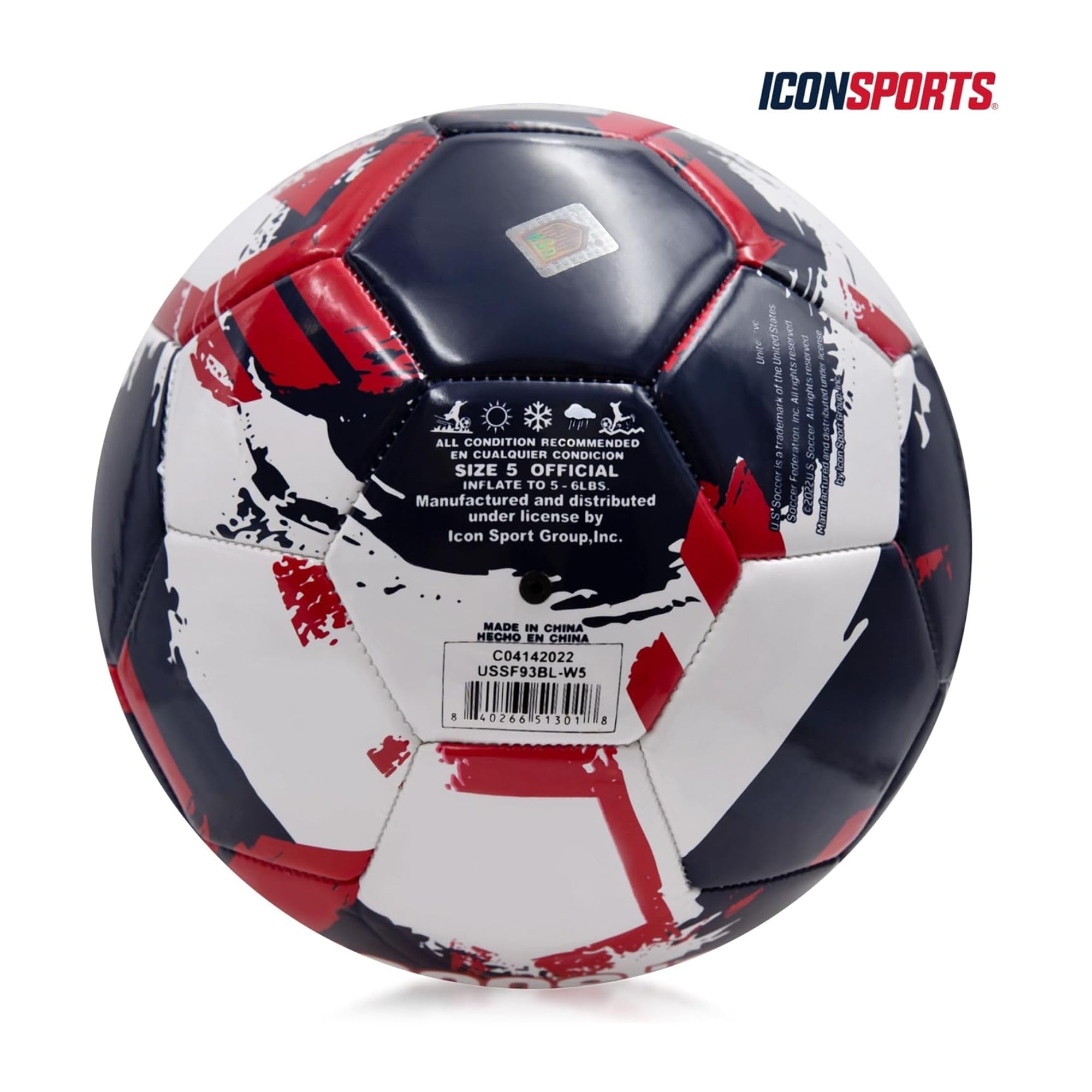 Icon Sports Officially Licensed US Soccer Federation Soccer Ball