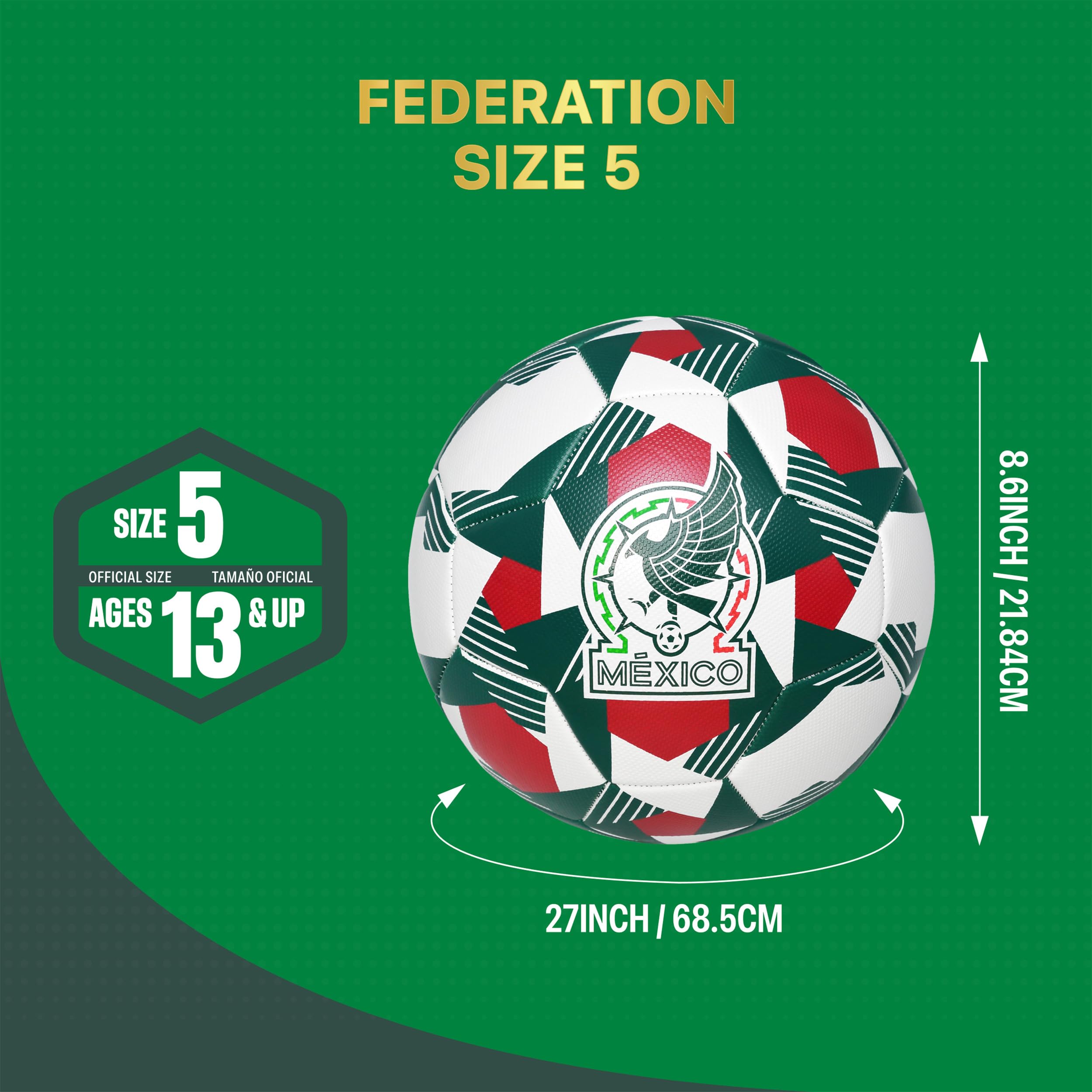 Icon Sports Official Mexico Soccer Ball