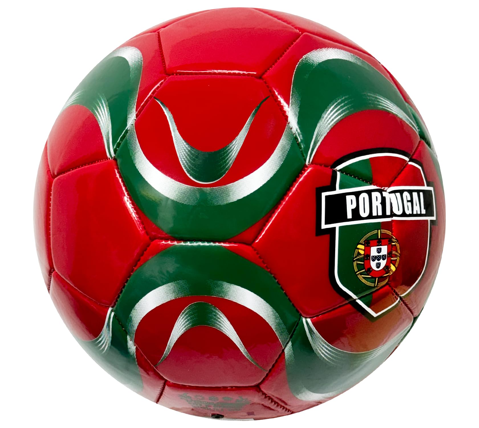Icon Sports Portugal Soccer Ball, for All Ages - Size 2,4 and 5, National Soccer Team Ball