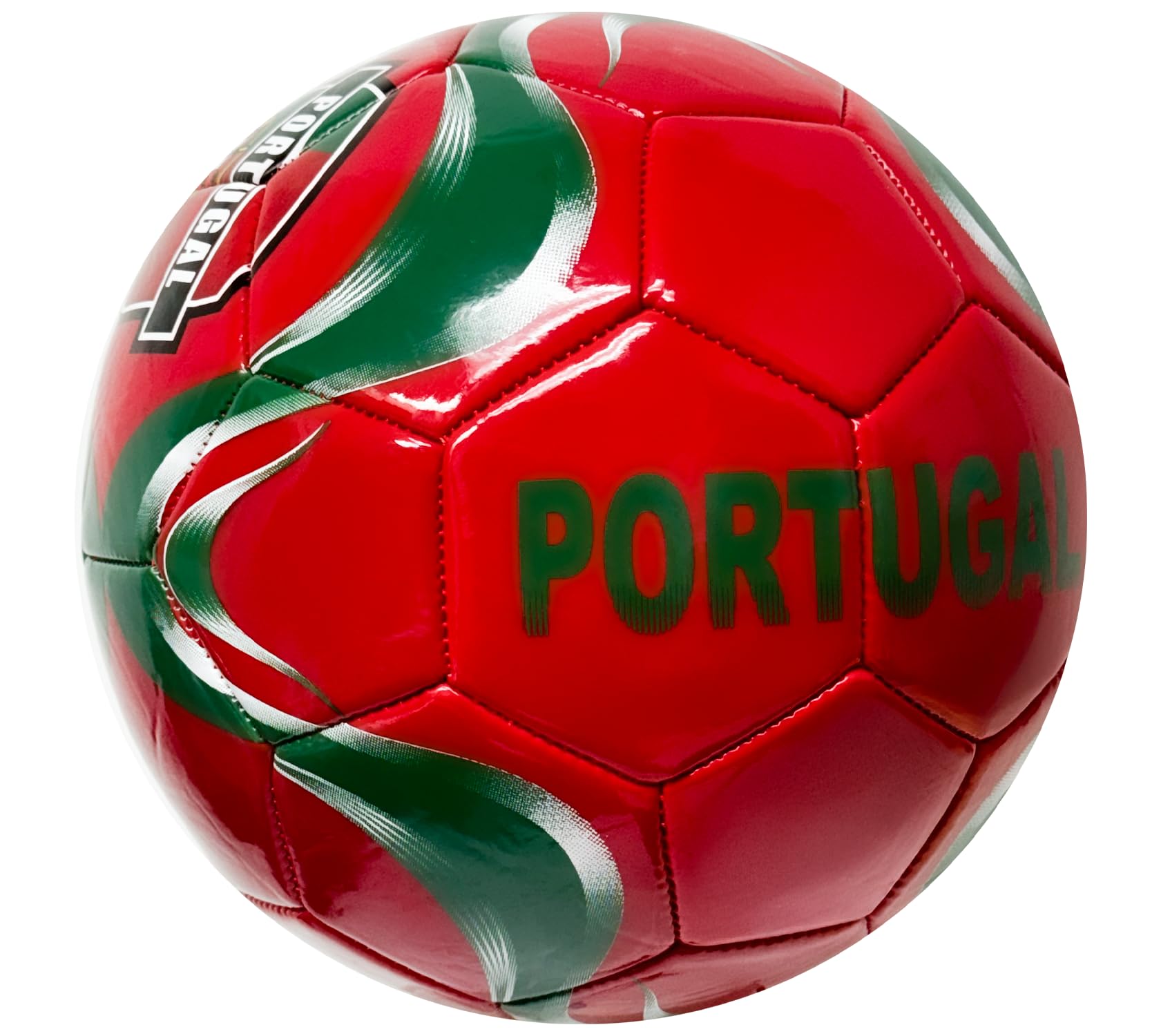 Icon Sports Portugal Soccer Ball, for All Ages - Size 2,4 and 5, National Soccer Team Ball