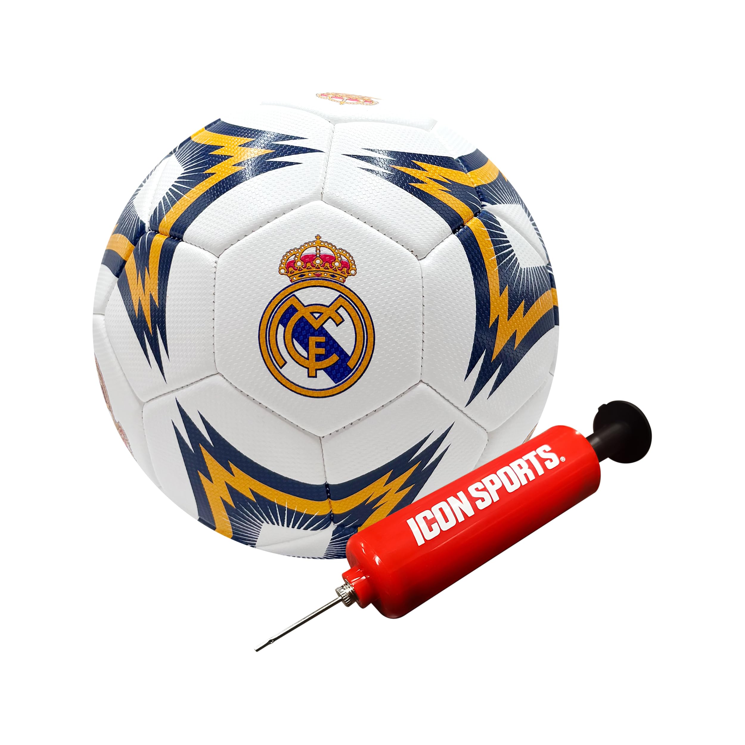 Icon Sports Officially Licensed Real Madrid CF Soccer Ball