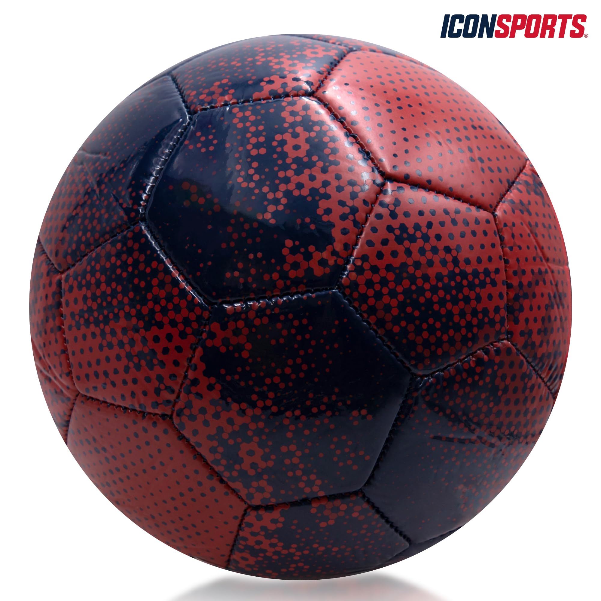 Icon Sports Officially Licensed US Soccer Federation Soccer Ball - USA01BL Navy Size 5