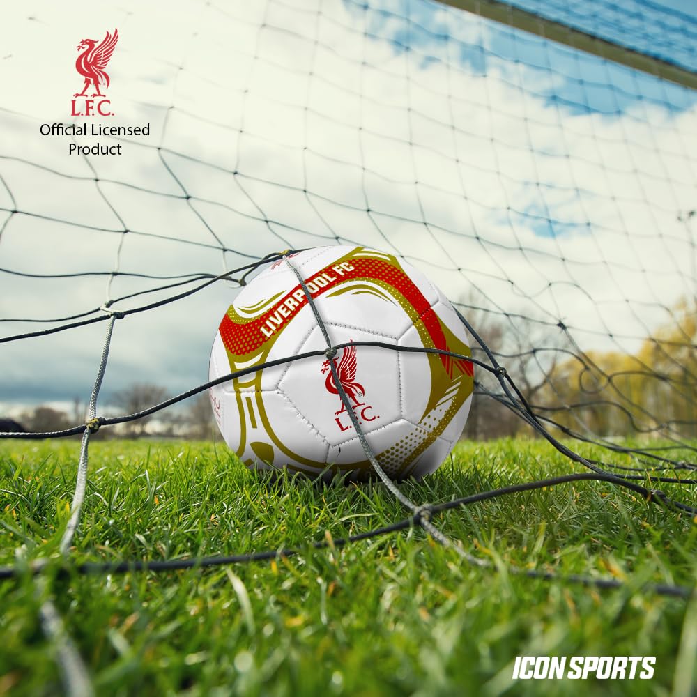 Icon Sports Officially Licensed Liverpool FC Regulation Soccer Ball
