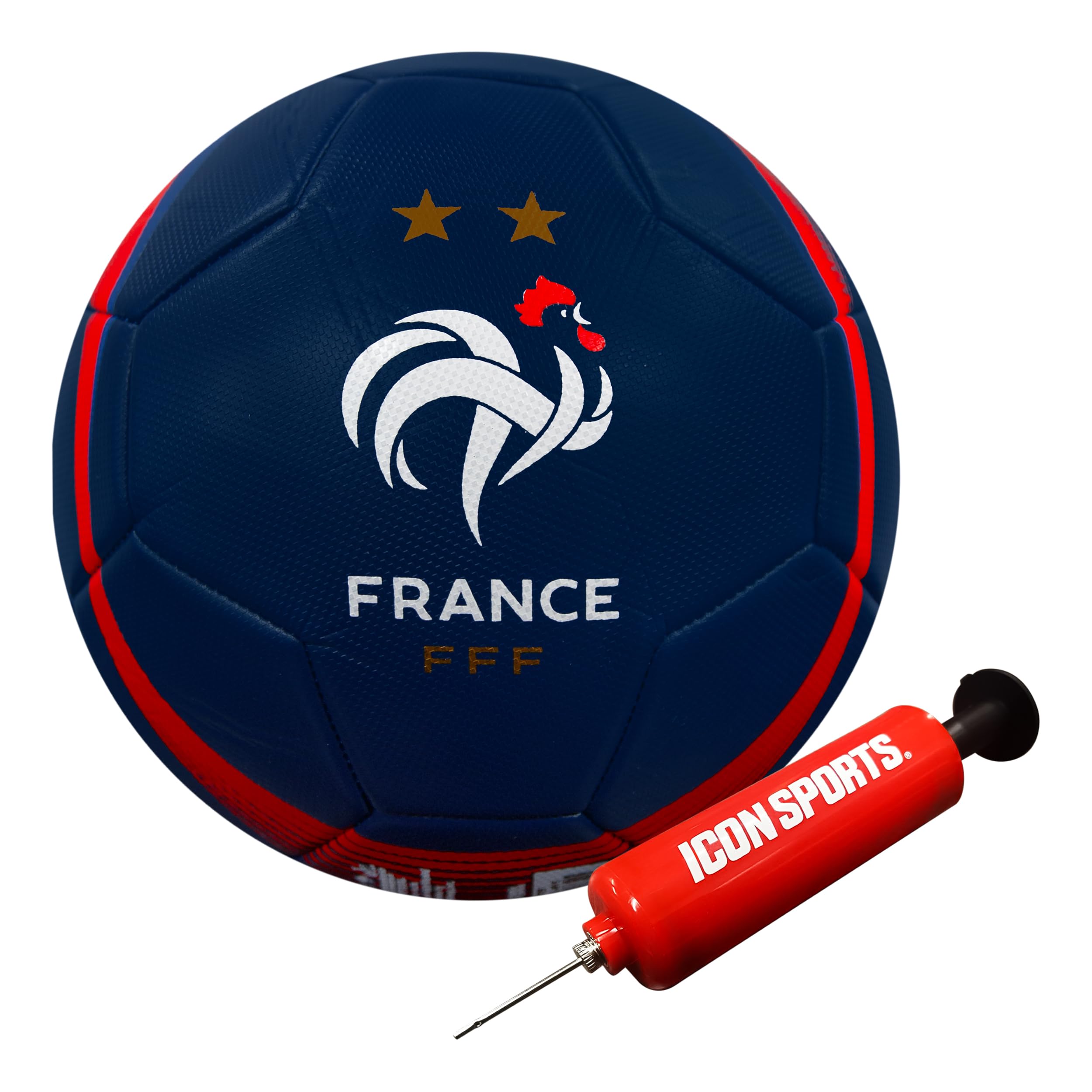 Icon Sports Officially Licensed French Football Federation Soccer Ball