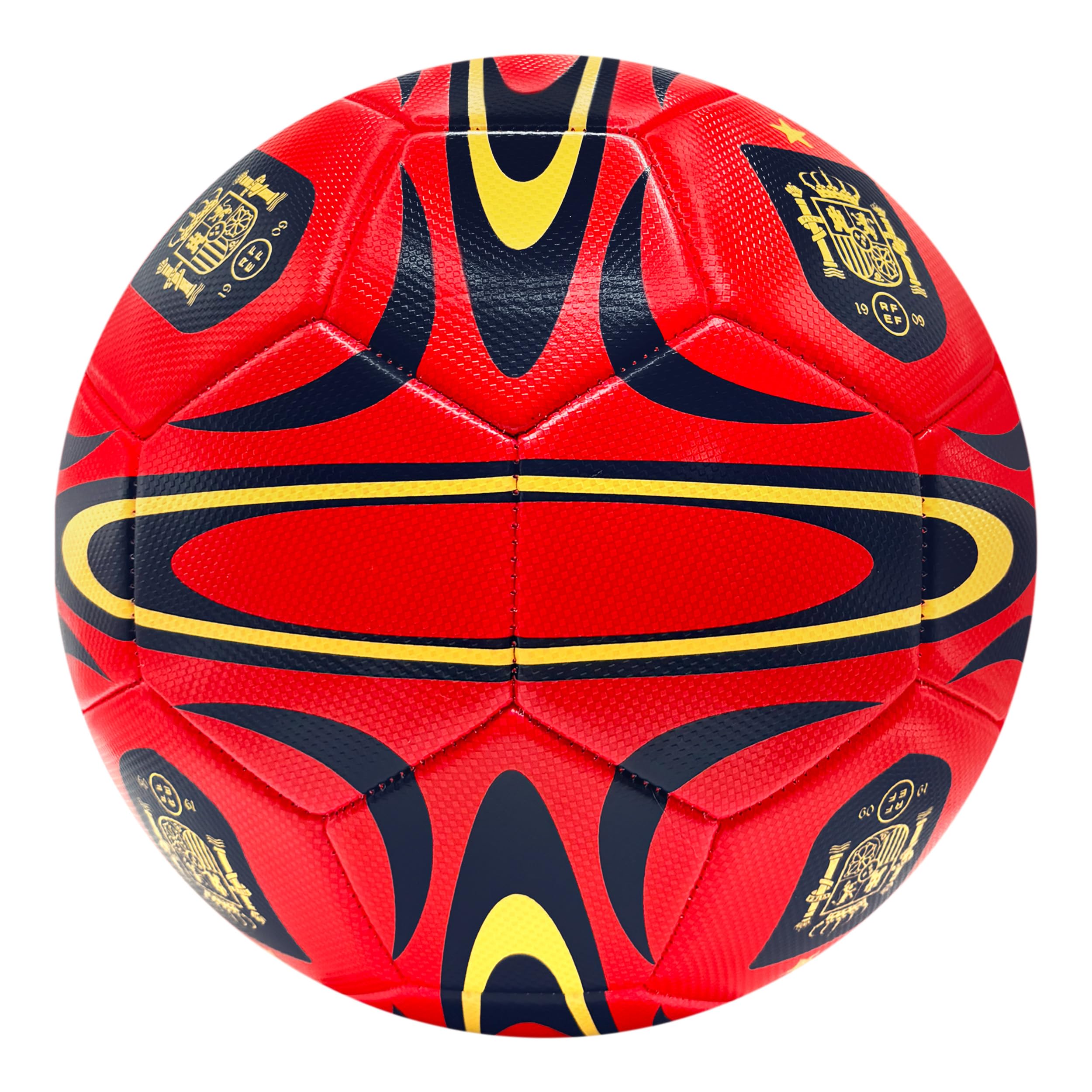 Icon Sports Officially Licensed Royal Spanish Football Soccer Ball - Size 5
