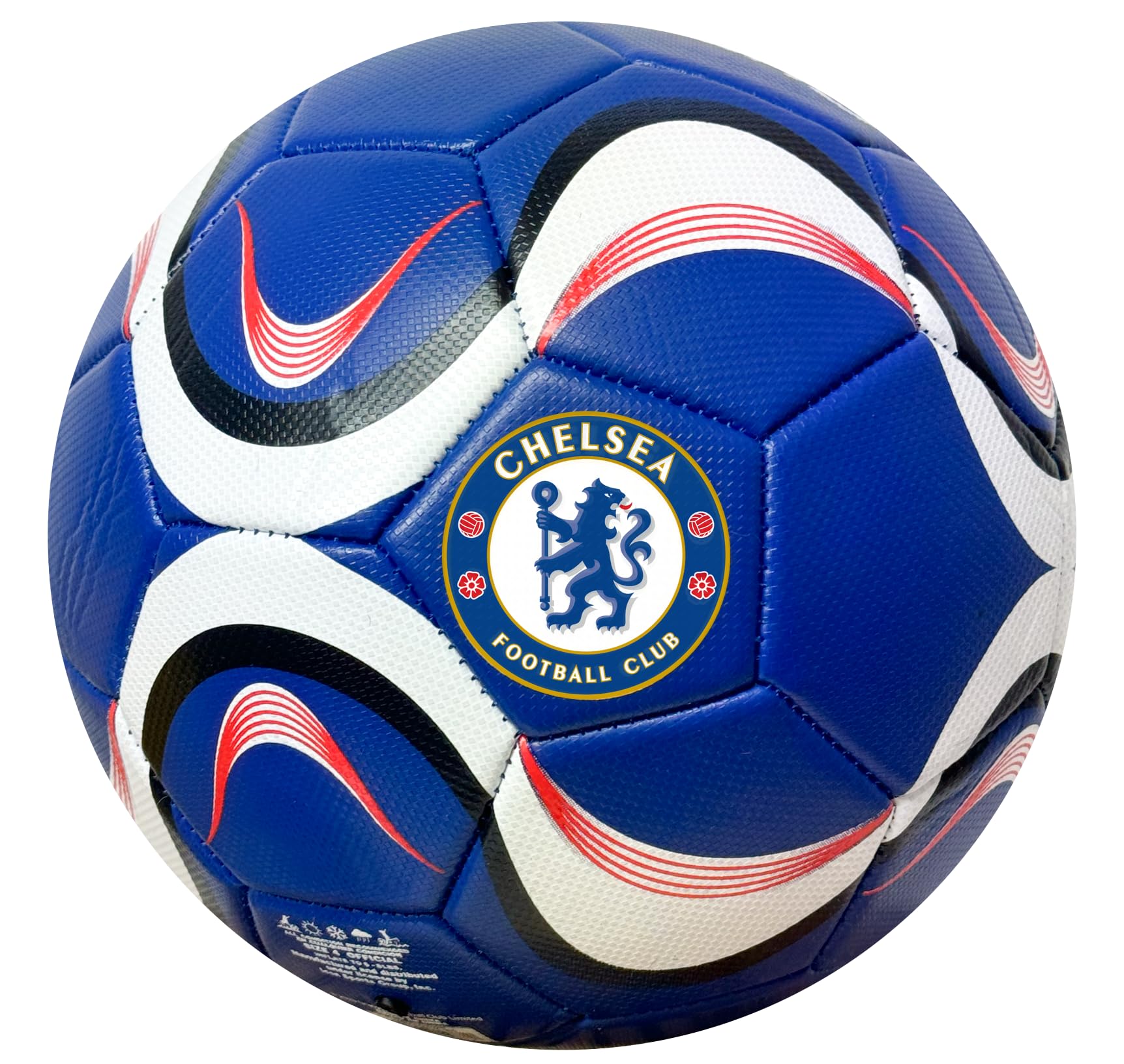 Icon Sports Chelsea Official All-Ages Soccer Ball, Blue, Sizes 2, 4, 5