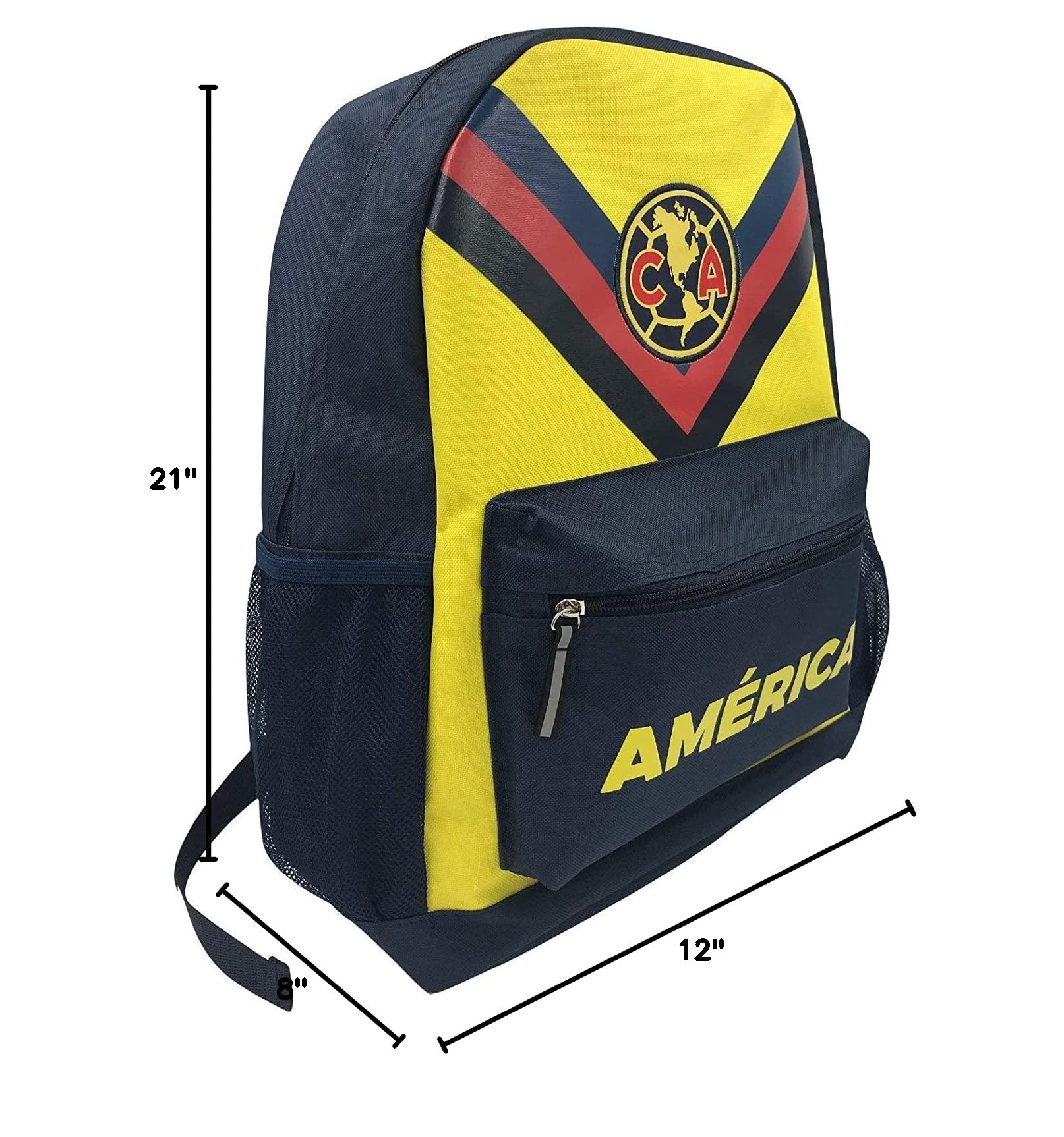 Icon Sports Club America Team Club Logo Adult Football Fan Adult Backpack 01