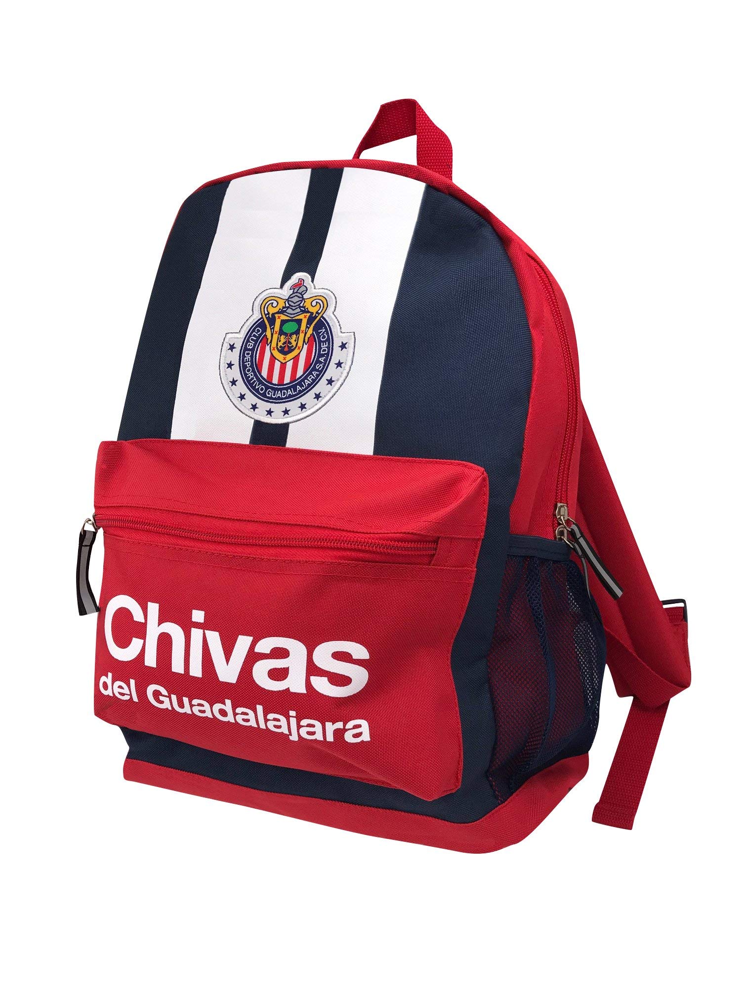 Icon Sports Soccer Backpack Bag – Officially Licensed Chivas C.D. Guadalajara Team Club Logo Adult Football Fan Compartment Shoulder Padding Unisex CH03BP-N
