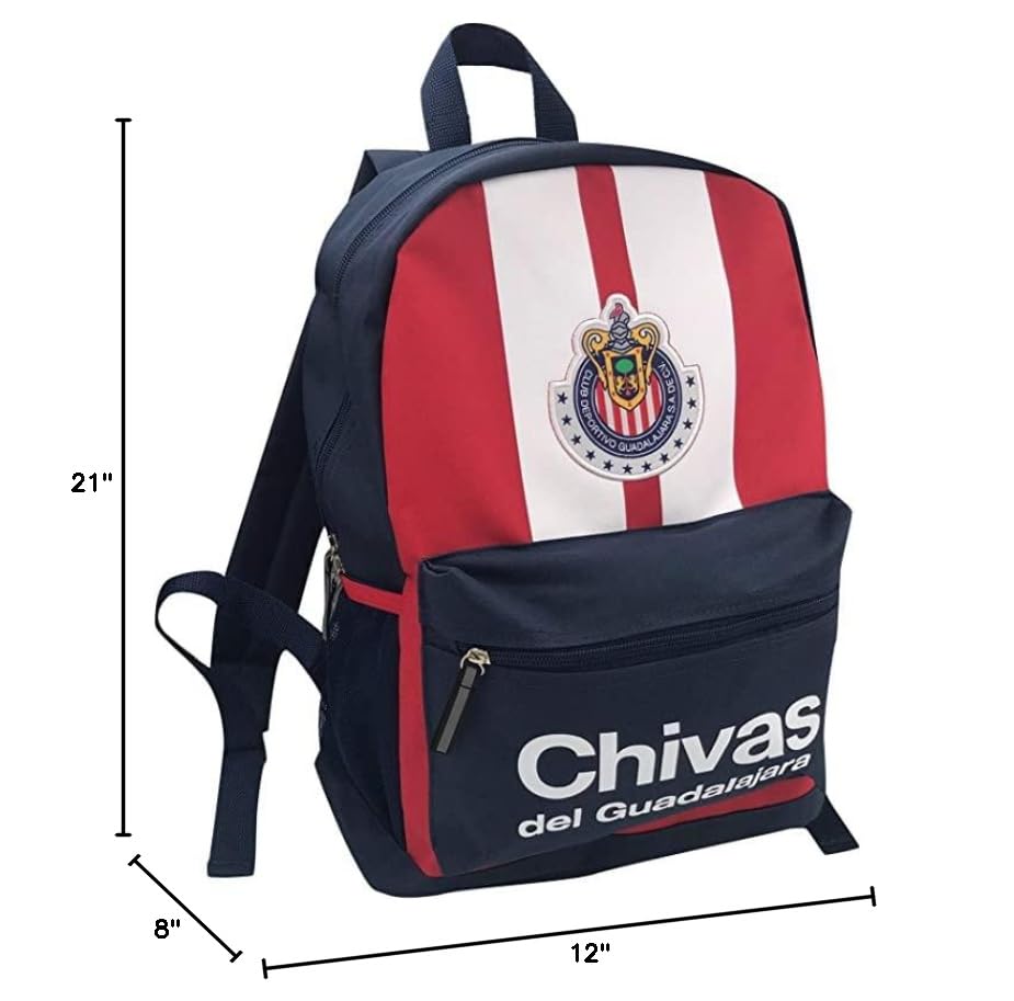 Icon Sports Chivas De Guadalajara Team Club Logo Adult Football Fan Adult Backpack 02