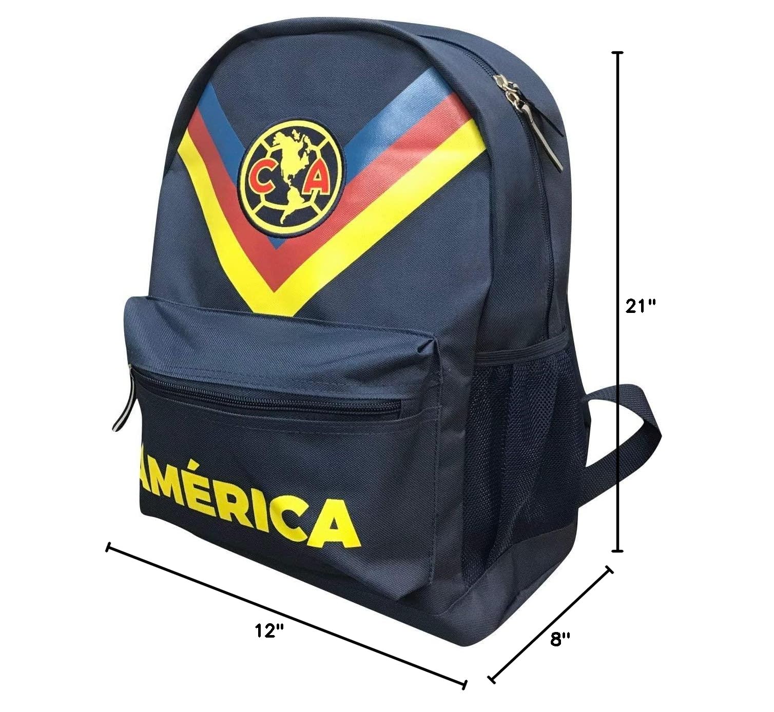 Icon Sports Club America Team Club Logo Adult Football Fan Adult Backpack 03