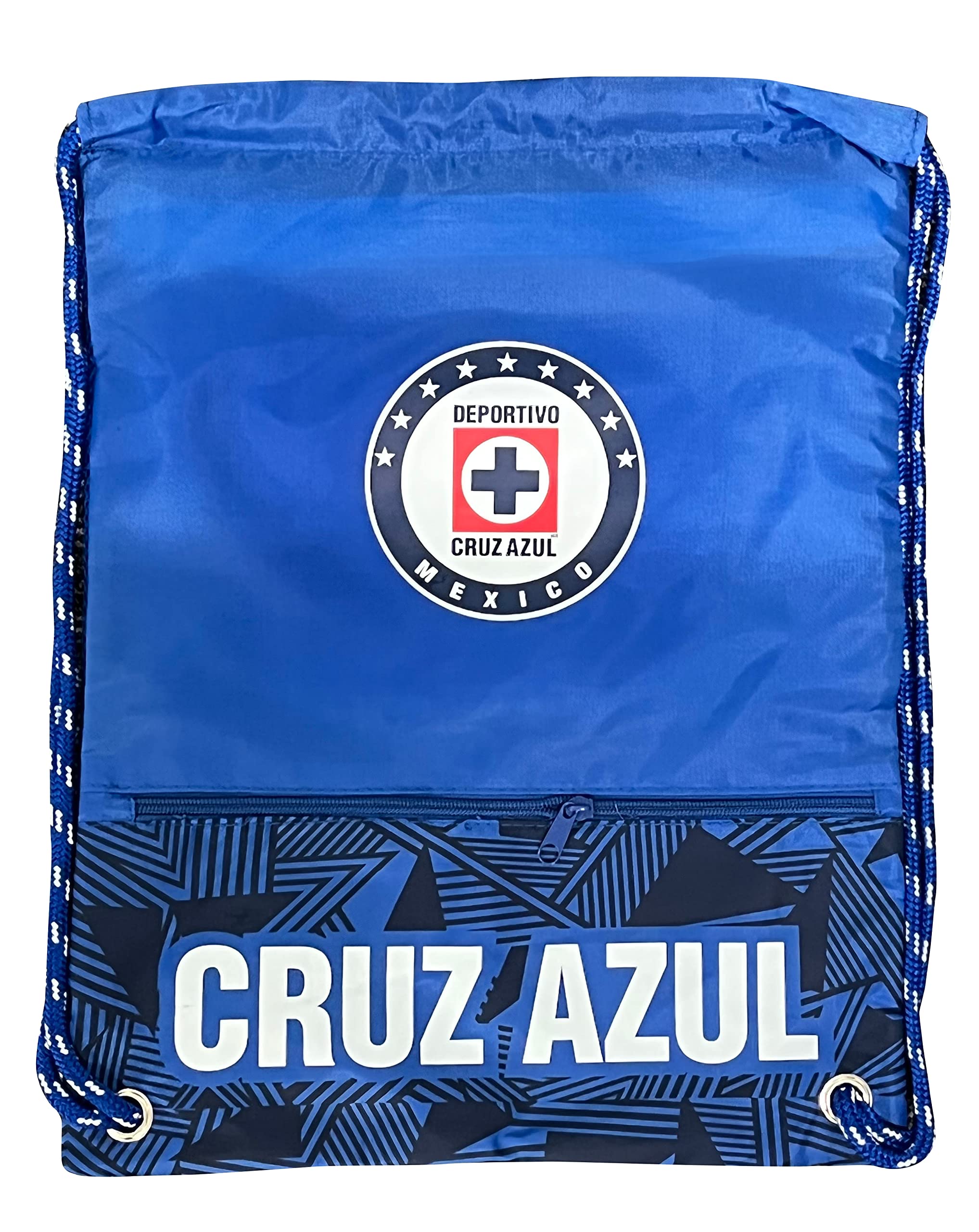 Icon Sports (ICOZ7 Cruz Azul Drawstrinng Cinch Bag, Blue, One Size (CR20CS-BW)