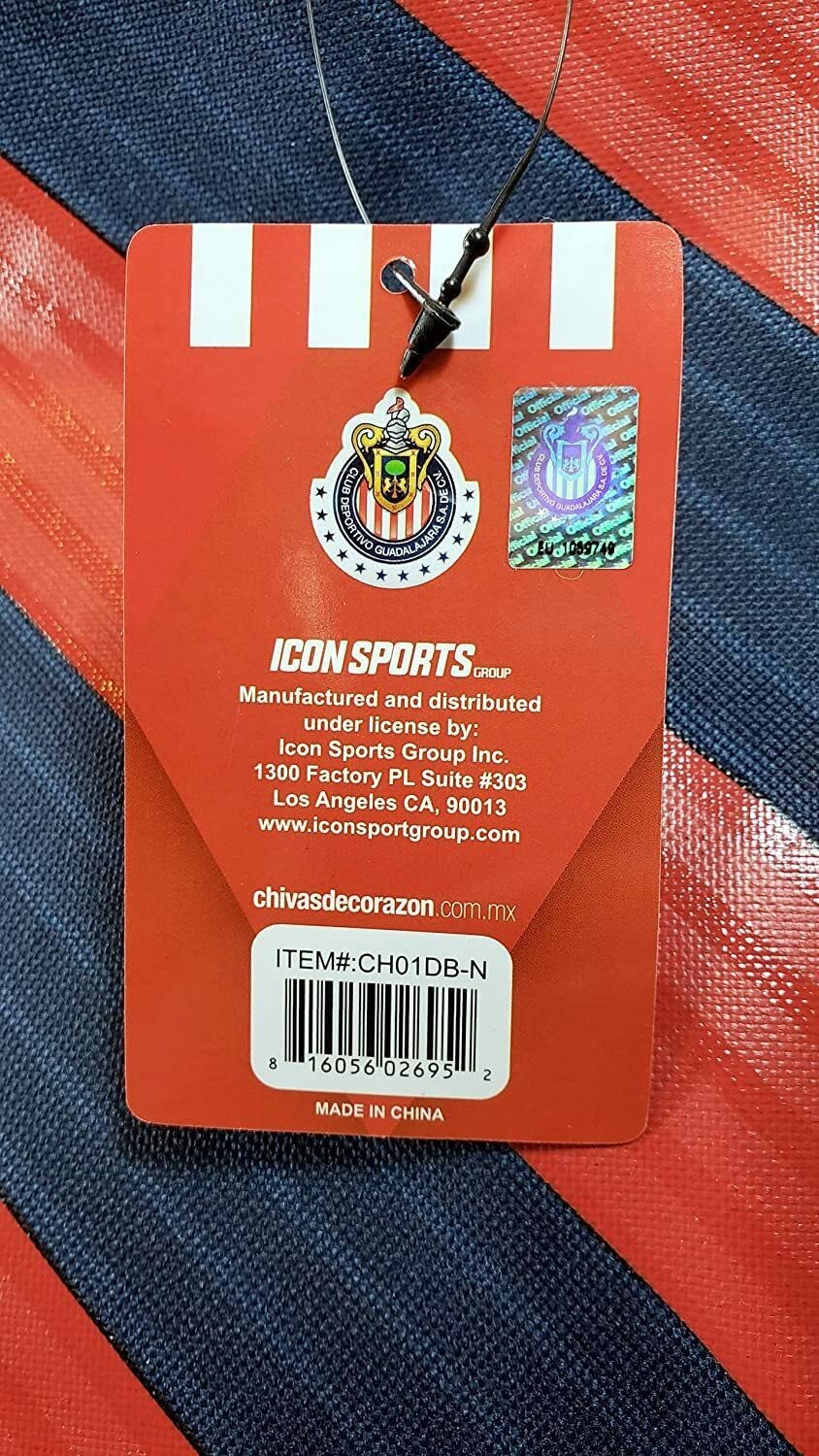 Icon Sports Chivas Del Guadalajara Official Licensed Soccer Large Duffel Bag 02