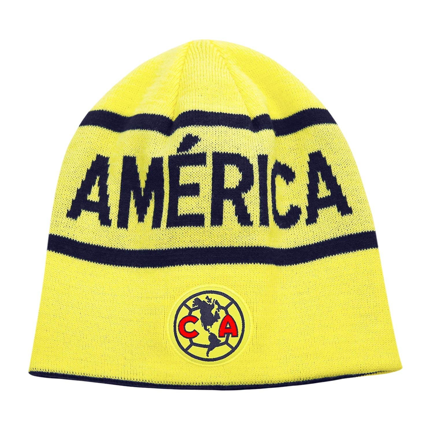 Icon Sports Club America Beanie – Official Soccer Football Team Knit Winter Warm Reversible Cap Adult Unisex Casual Hat for Men Women CA46BN