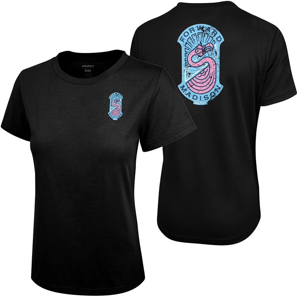 Icon Sports USL T-Shirts for Women, USL Adult Graphic Tees for Adult Ladies, USL Team Shirts for Women Officially Licensed