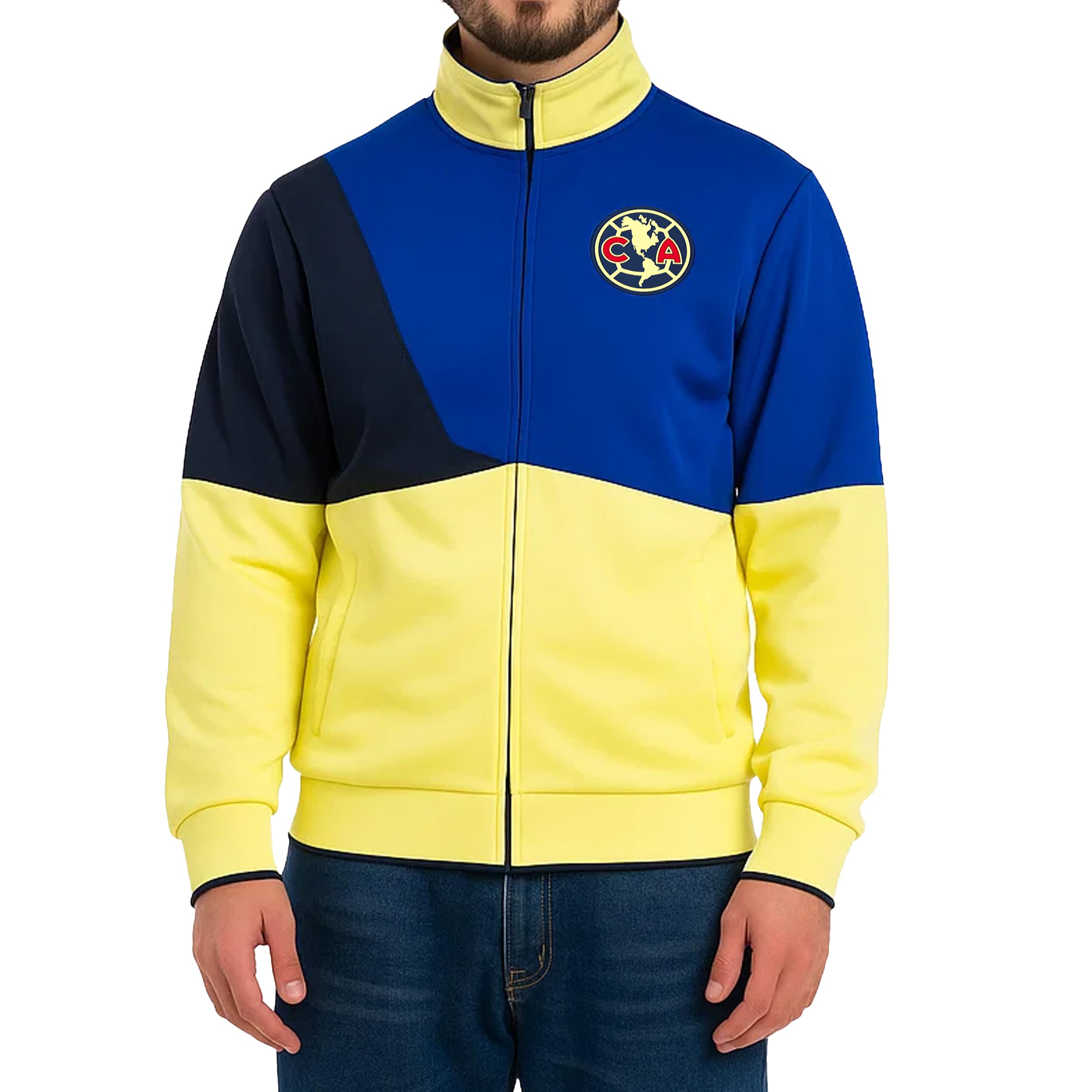 Icon Sports Officially Licensed Club America Soccer Track Jacket - Unisex Adult