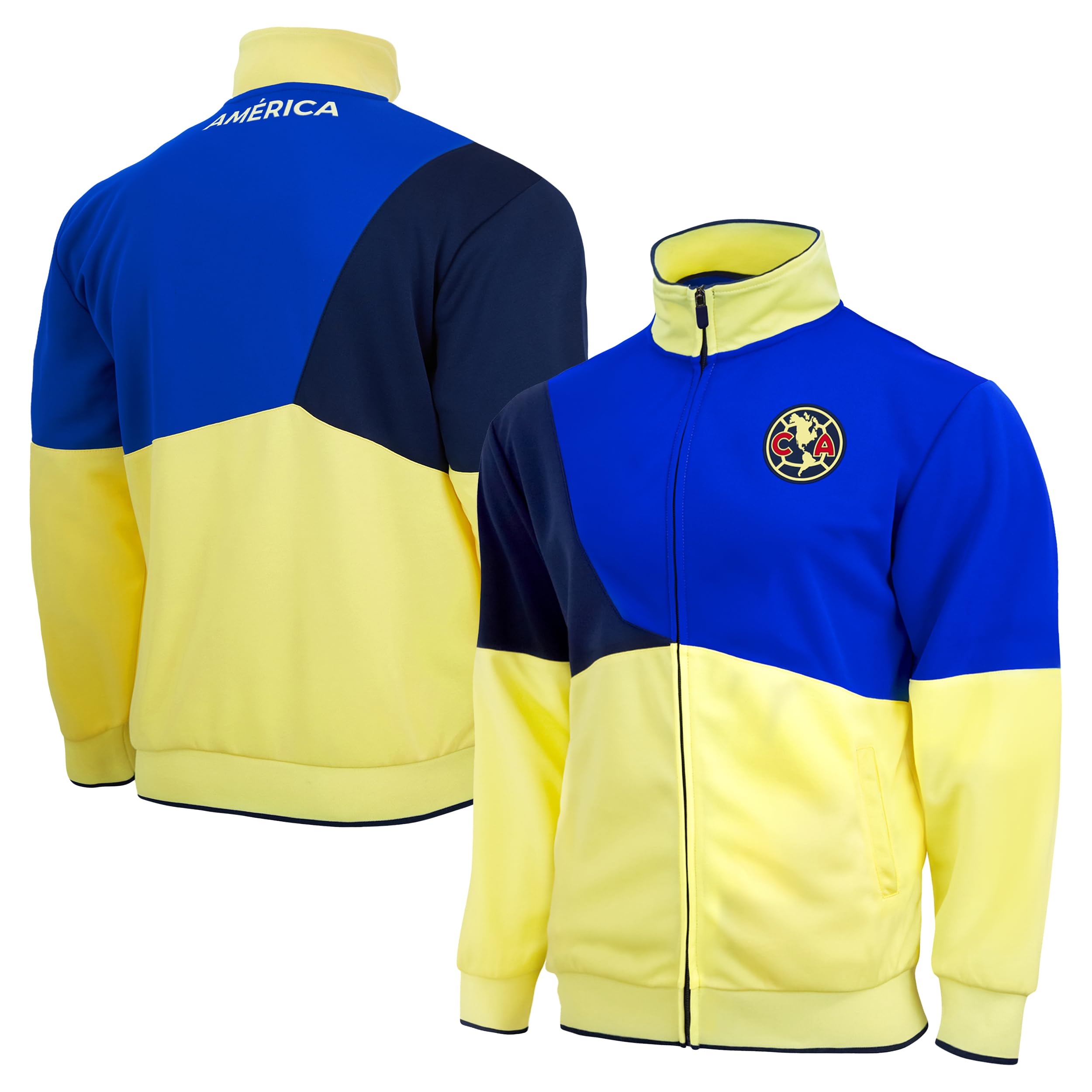 Icon Sports Officially Licensed Club America Soccer Track Jacket - Unisex Adult