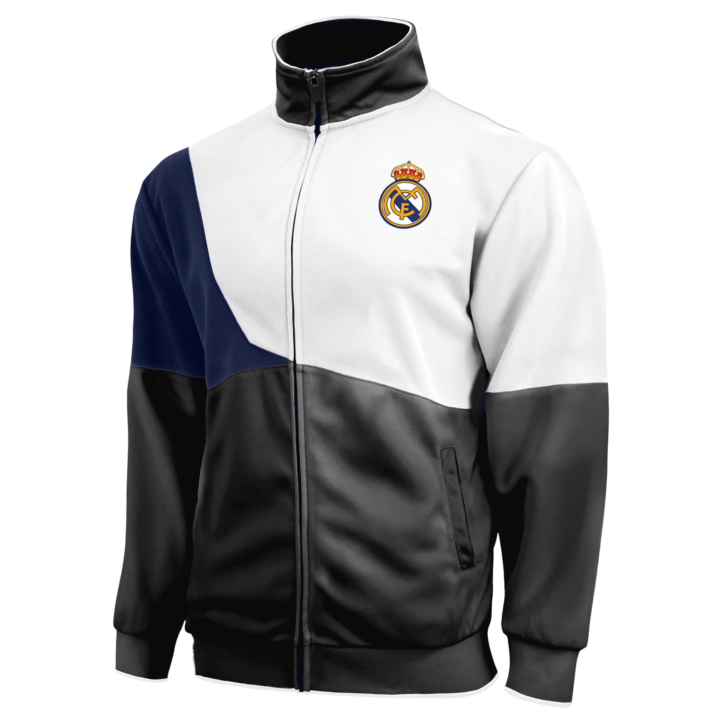 Icon Sports Officially Licensed Real Madrid CF Track Jacket - Unisex Adult