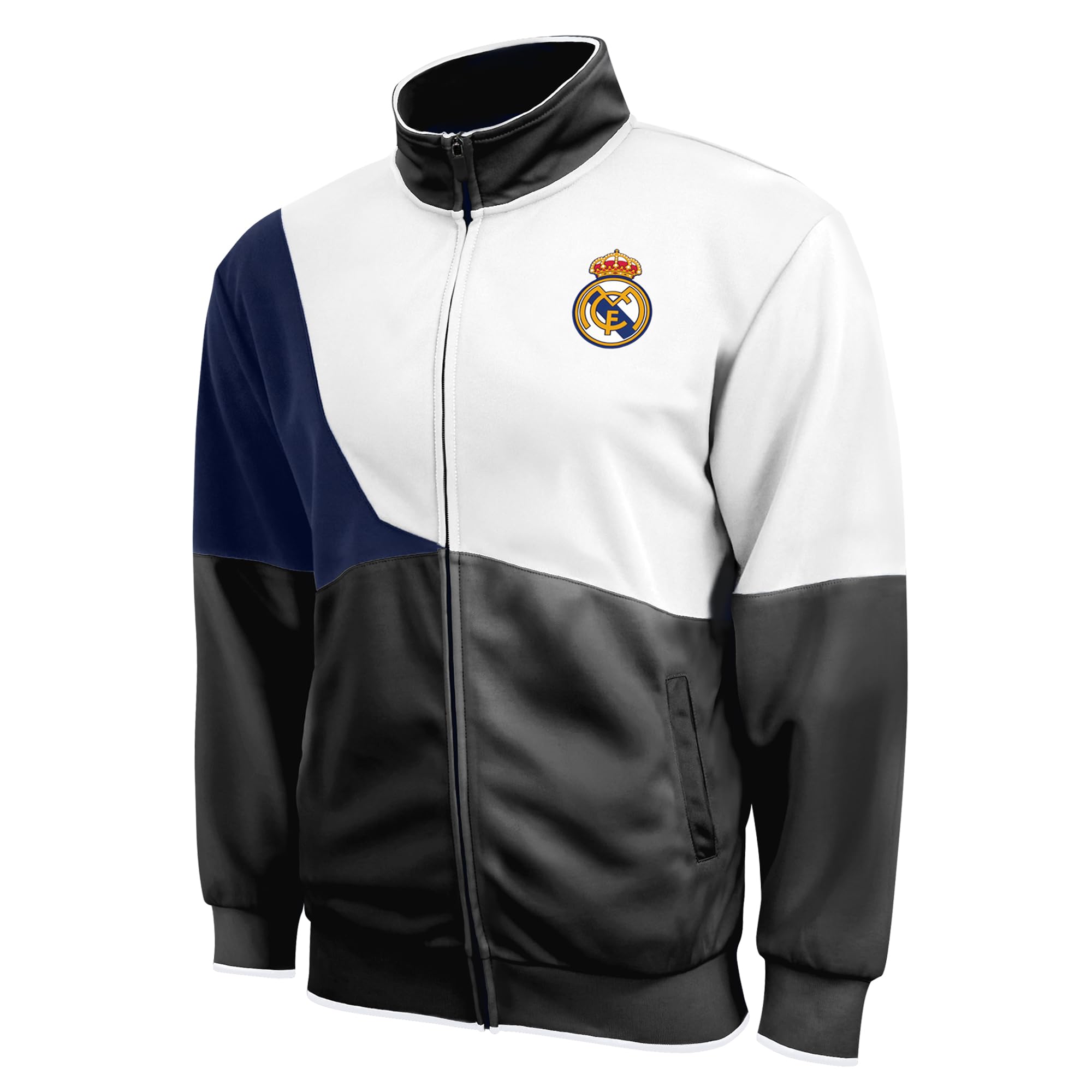 Icon Sports Officially Licensed Real Madrid CF Track Jacket - Unisex Adult