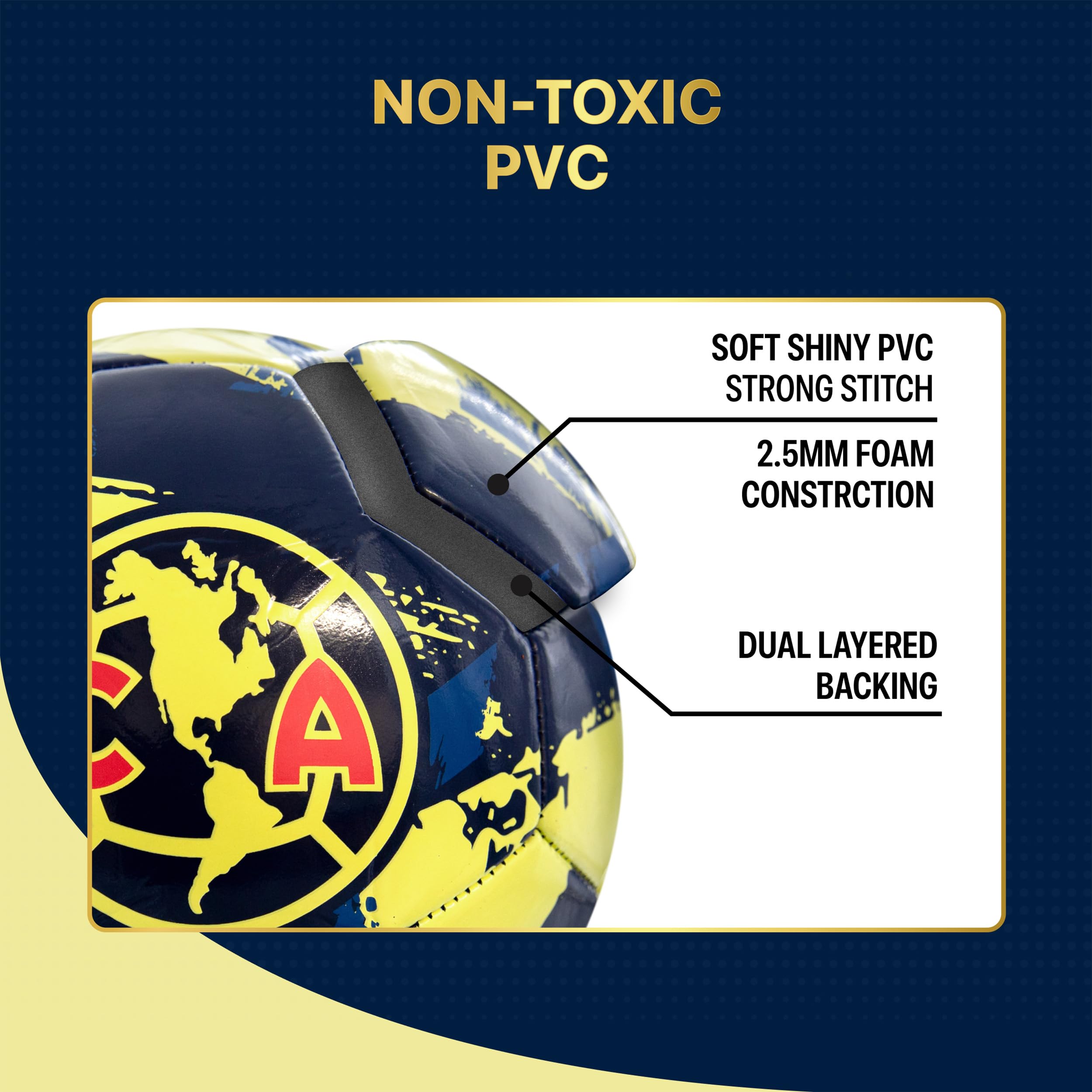 Icon Sports Official Club América Soccer Ball