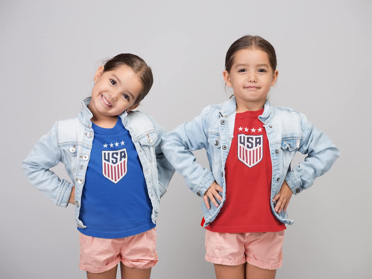Icon Sports Official US Women's National Soccer Team Cotton T-Shirt - Unisex Kids