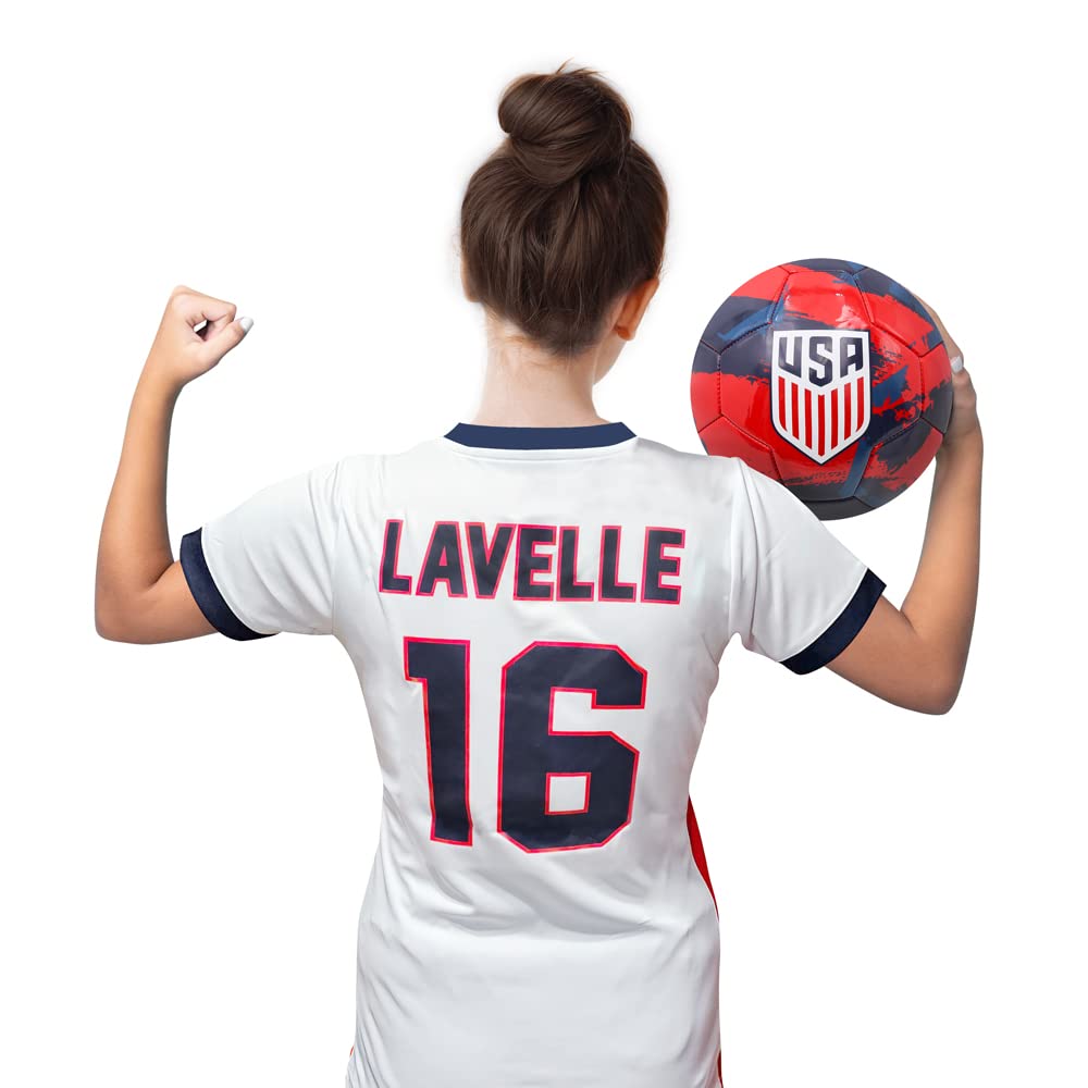 Icon Sports Official U.S.Women National Soccer Team Game Day Shirt - Girls