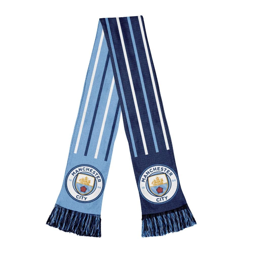 Icon Sports Official Manchester City FC Soccer Scarf - Unisex Adult