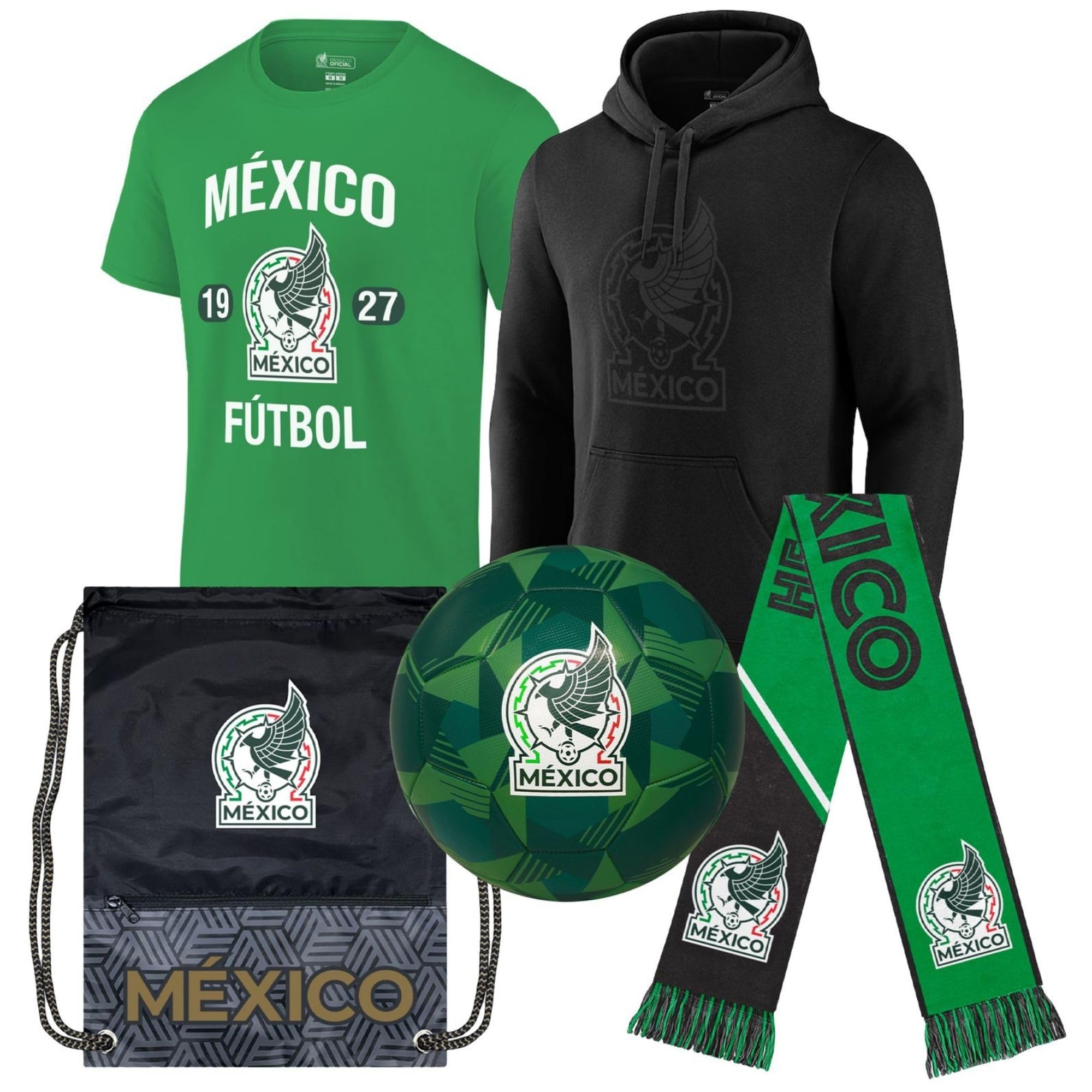 Icon Sports World Cup Ultimate Fan Pack – Officially Licensed 5-Piece Soccer Merch - Shirt, Jersey, Jacket, Scarf, Ball