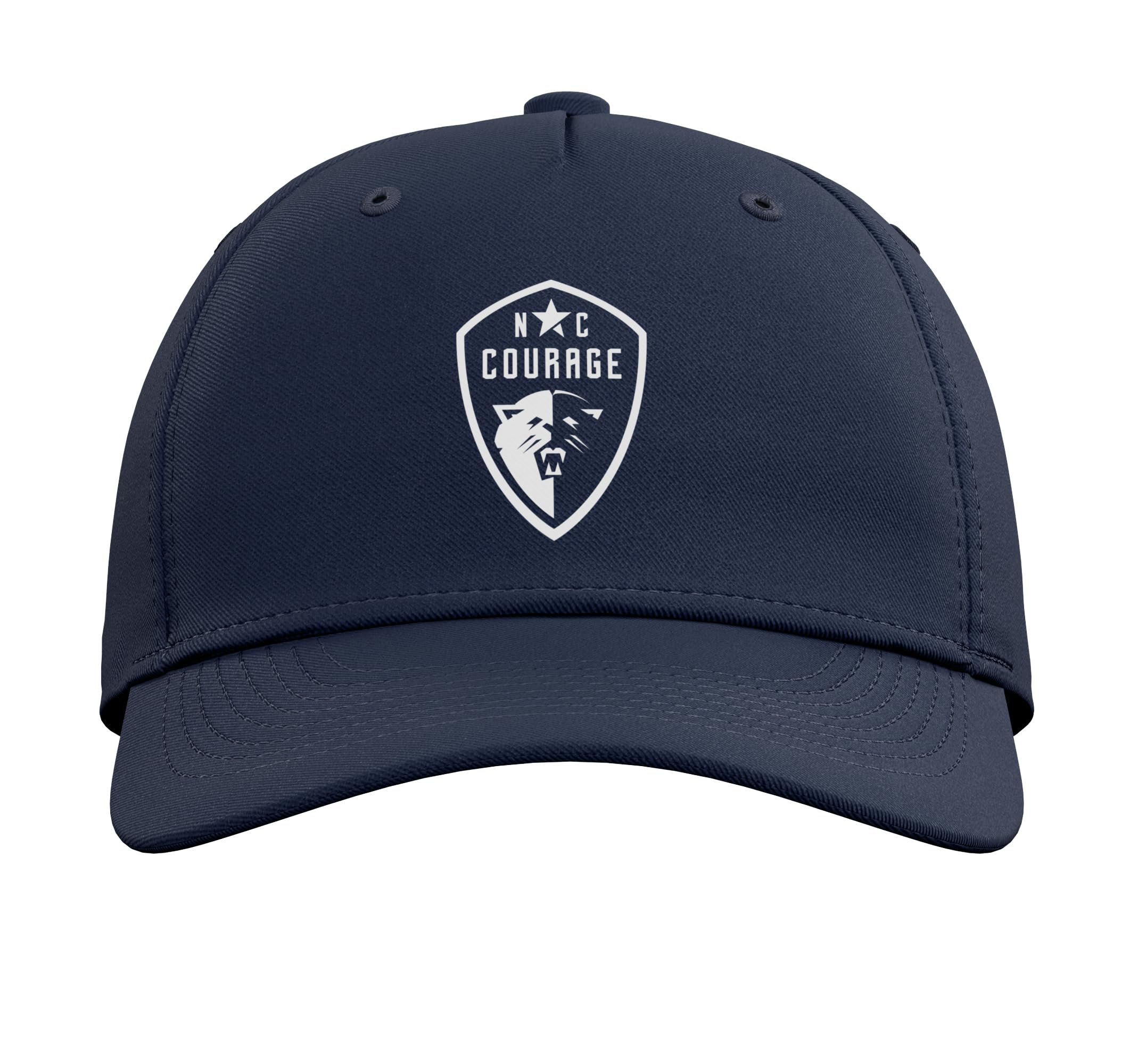 NWSL North Carolina Courage Officially Licensed Navy Cap Adjustable Baseball Hat
