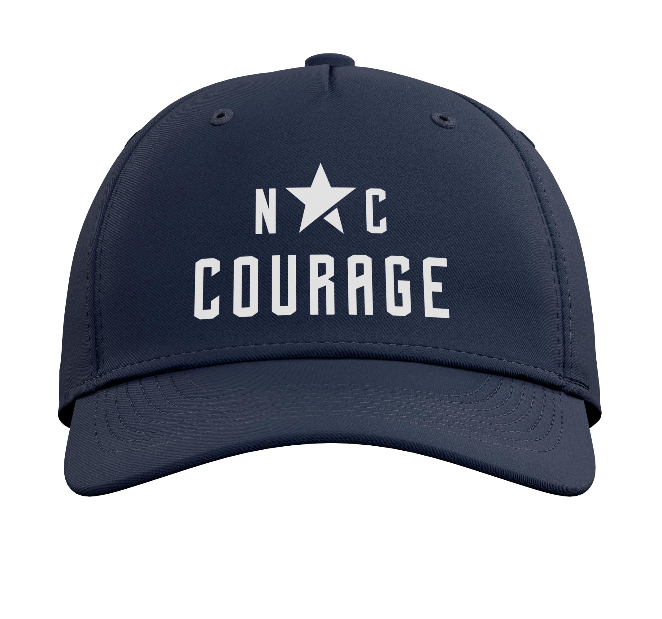 NWSL NC Courage Officially Licensed Navy Cap Adjustable Baseball Hat