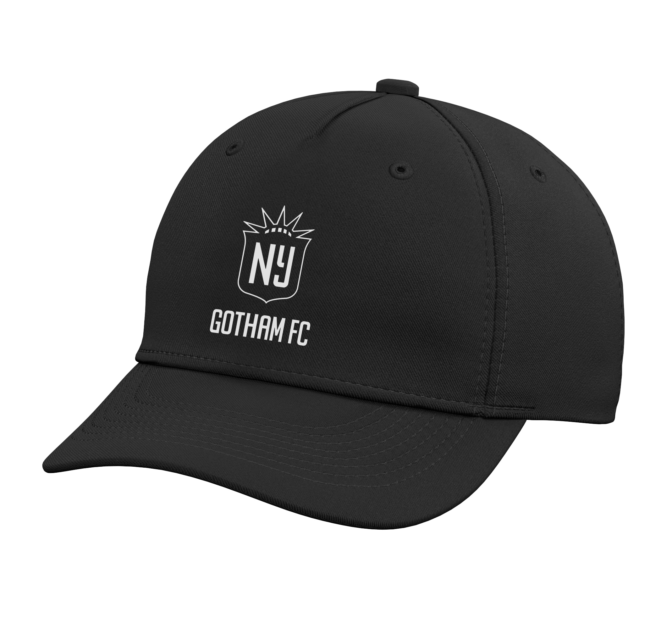 Gotham FC Officially Licensed Black Cap Adjustable Printed Baseball Hat