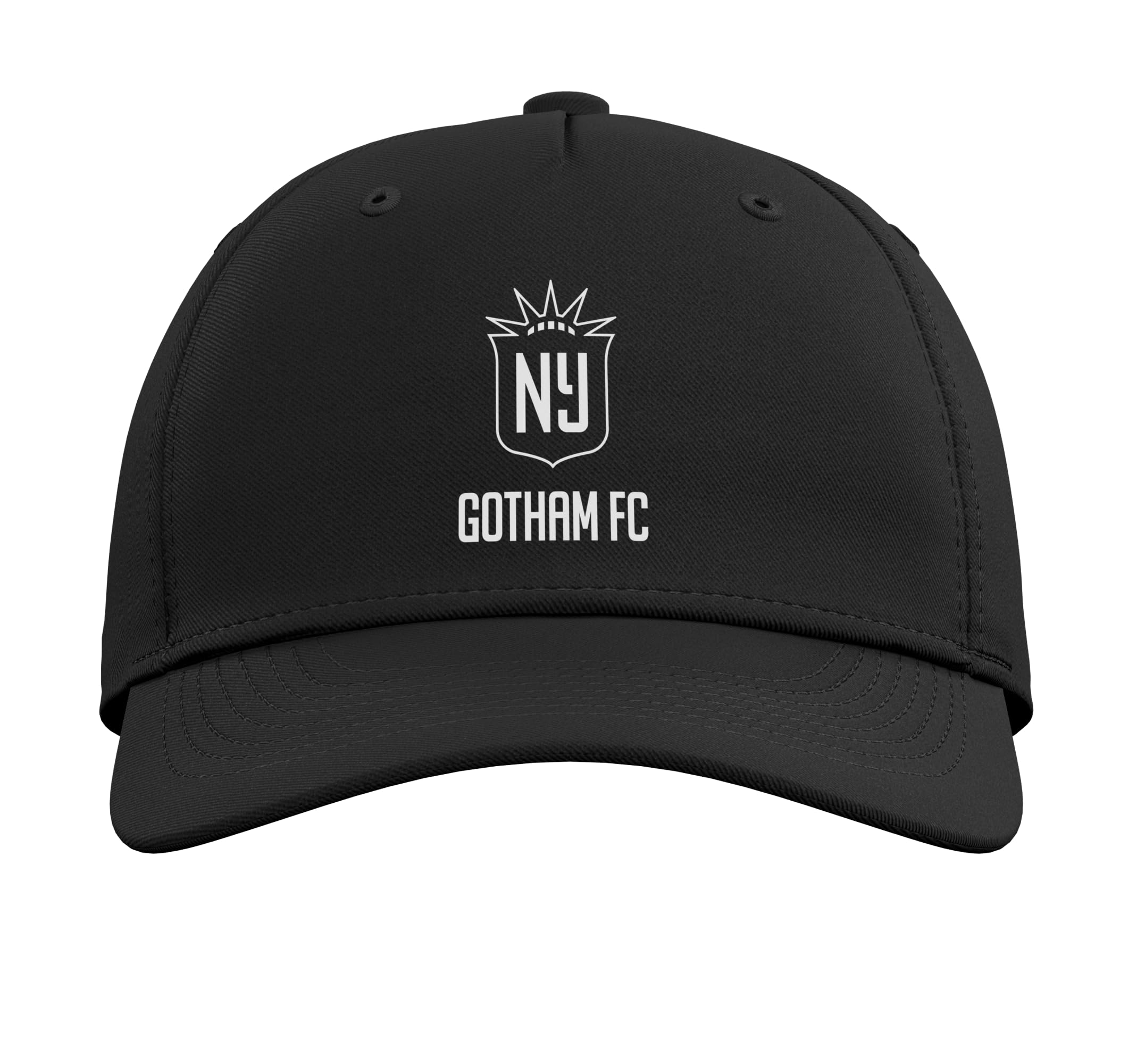 Gotham FC Officially Licensed Black Cap Adjustable Printed Baseball Hat