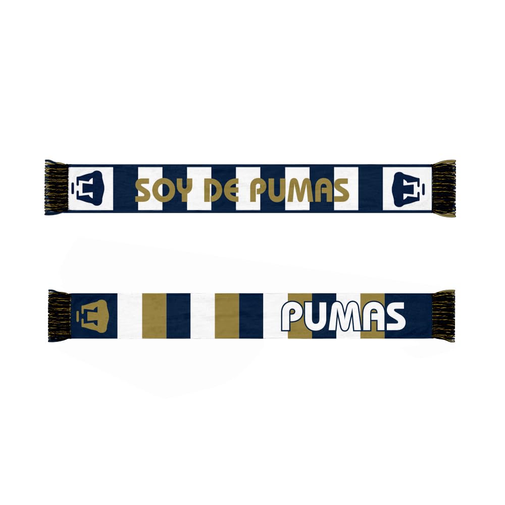 Icon Sports Official Pumas UNAM Soccer Scarf - Unisex Adult