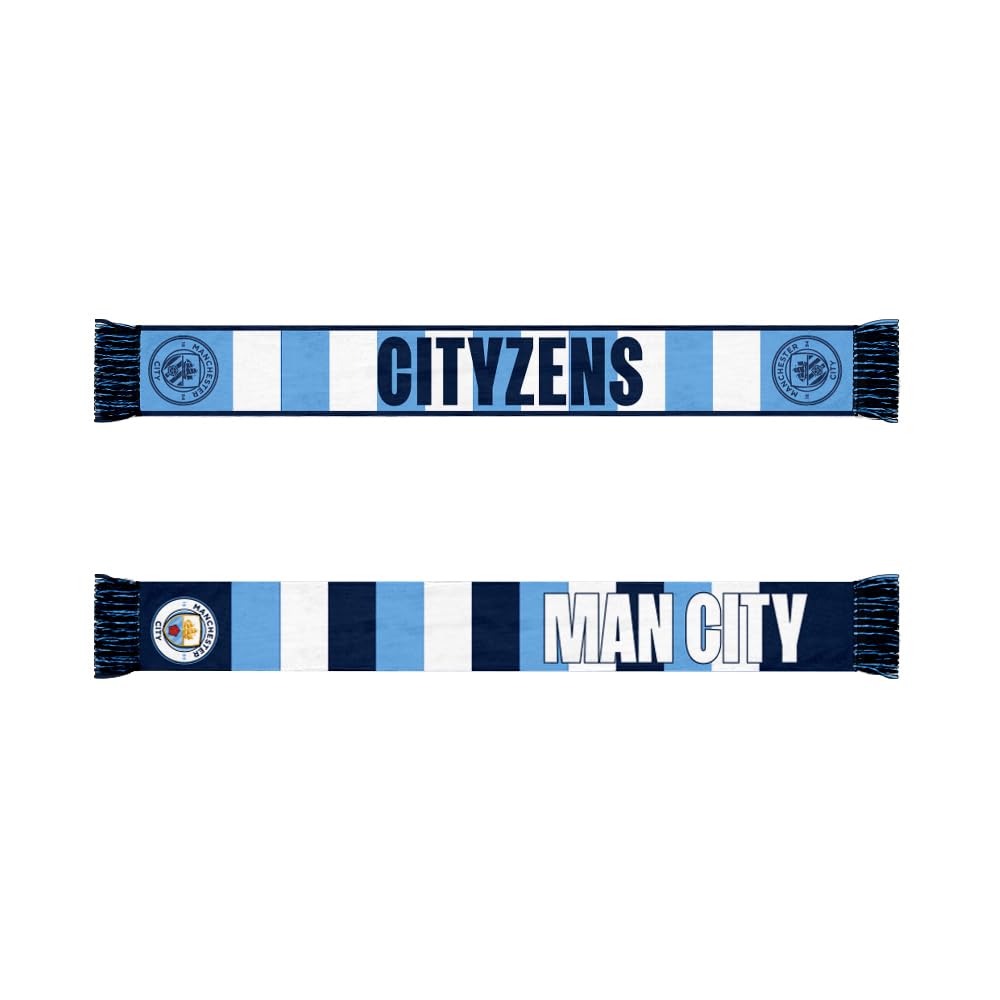 Icon Sports Official Manchester City FC Soccer Scarf - Unisex Adult