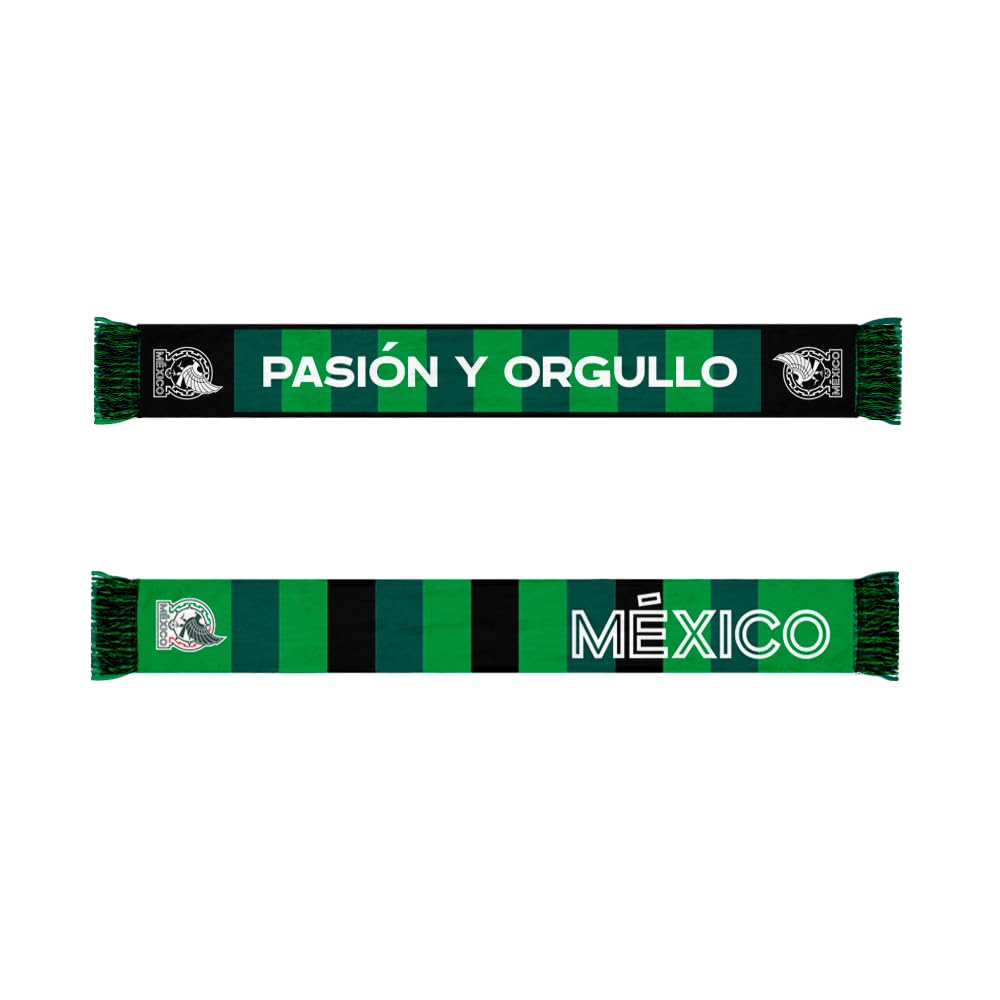Icon Sports Official Mexican Football Federation Soccer Scarf - Unisex Adult