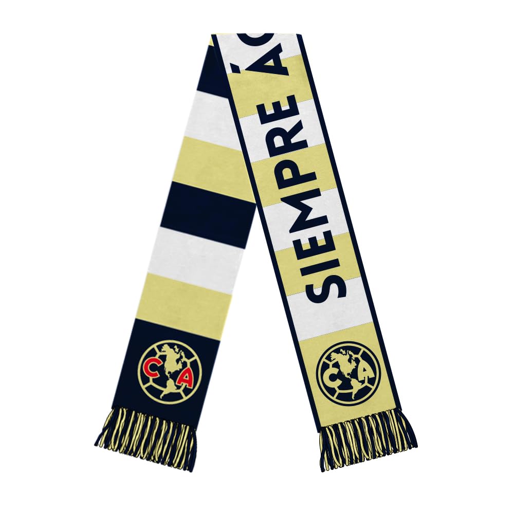 Icon Sports Official Club America Soccer Scarf - Unisex Adult
