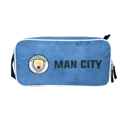 Icon Sports Replacement for Manchester City Official Drawstring Gym Soccer Shoe Bag Shoe Travel Bag