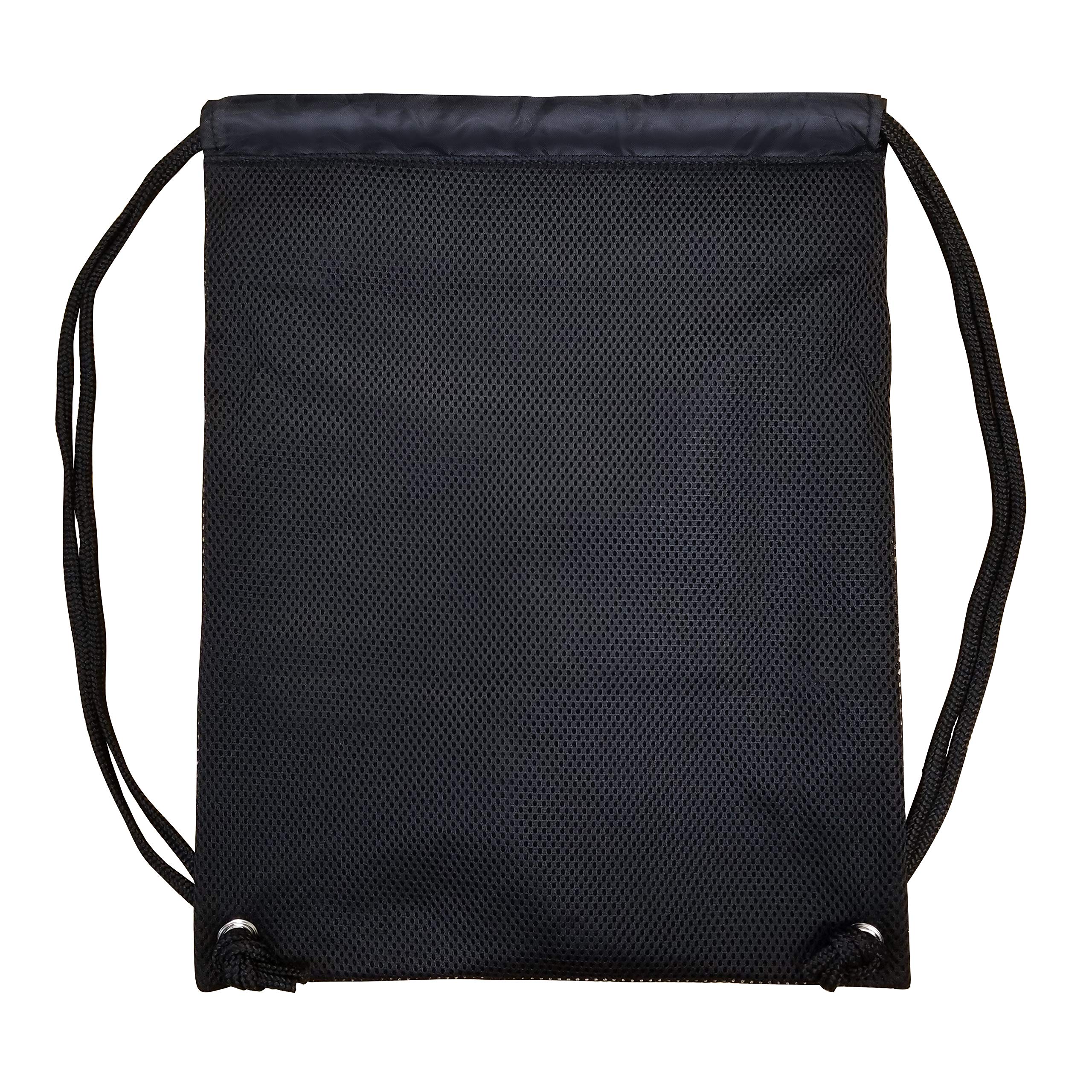 Icon Sports Juventus F.C. Drawstring Cinch Bag (One Size, PATTERN LIQUIFIED)