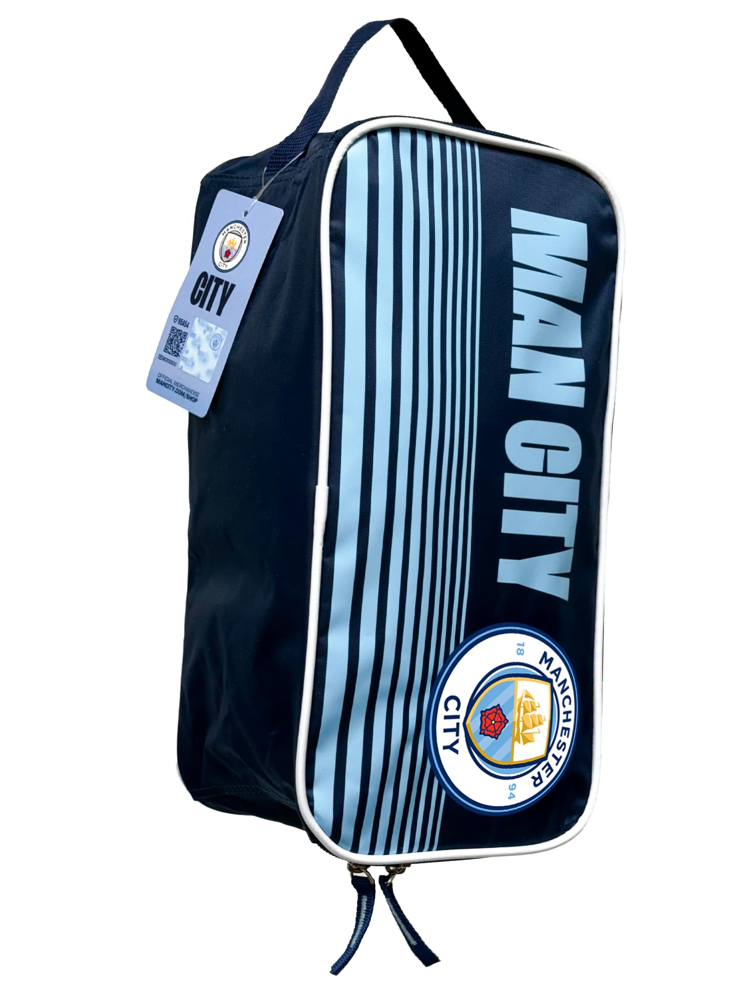 Manchester City Shoe Bag, Soccer Cleats Storage Bag, Licensed Man City Shoe Carrying Bag 4 Manchester City Shoe Bag, Soccer Cleats Storage Bag, Licensed Man City Shoe Carrying Bag