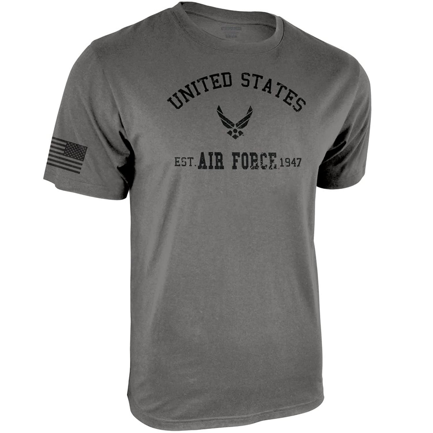 Icon Sports Mens U.S Air Force Graphic Print Logo Short Sleeve Cotton T-Shirt
