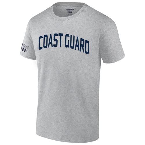 Icon Sports Offically Licensed U.S. Coast Guard Graphic Cotton T-Shirt