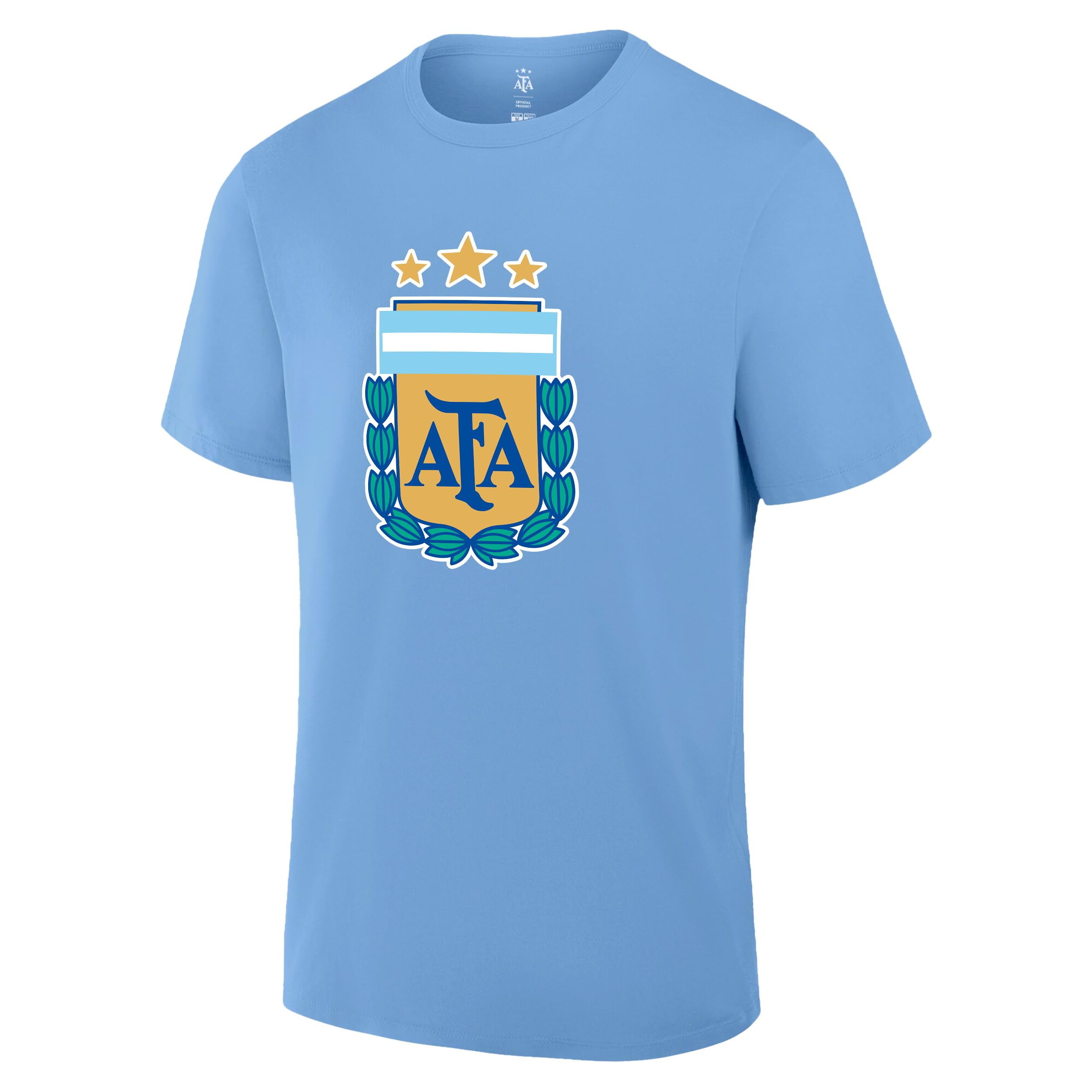 Icon Sports Officially Licensed Argentine Football Association Soccer Cotton T-Shirt - Unisex Adult