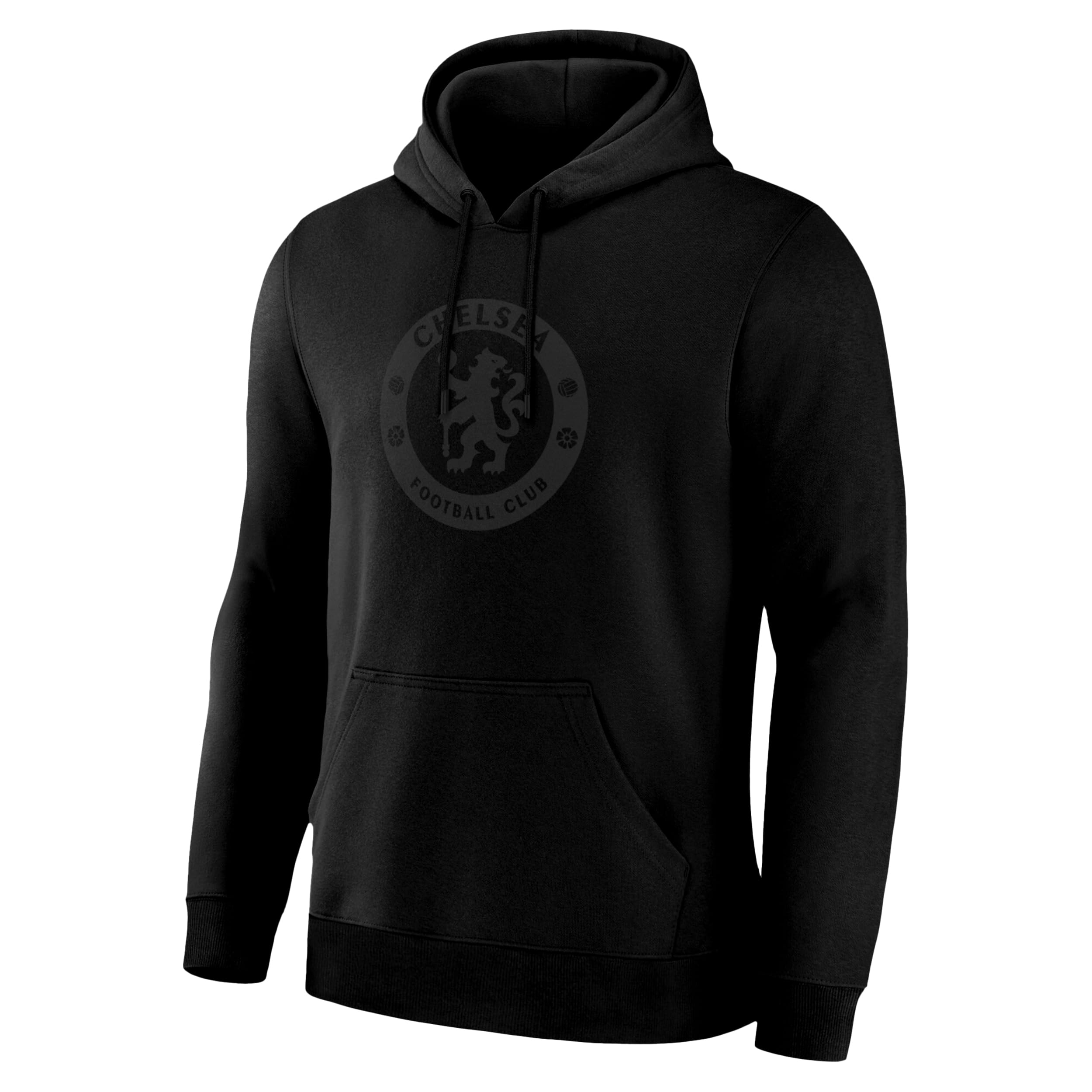 Icon Sports Soccer Blackout Hoodie – Officially Licensed Unisex Adult Long Sleeve Hooded Sweatshirt