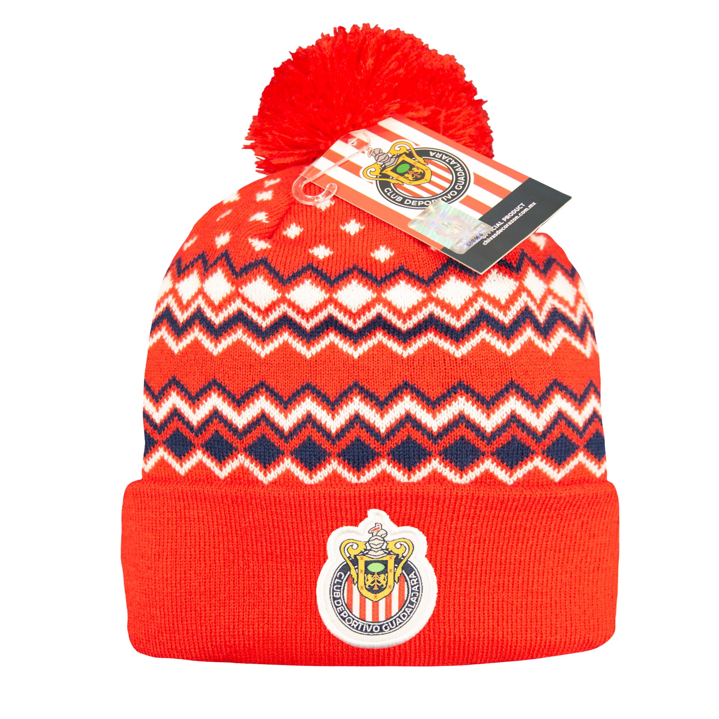 Icon Sports Officially Licensed Chivas Soccer Beanie - Unisex Adult